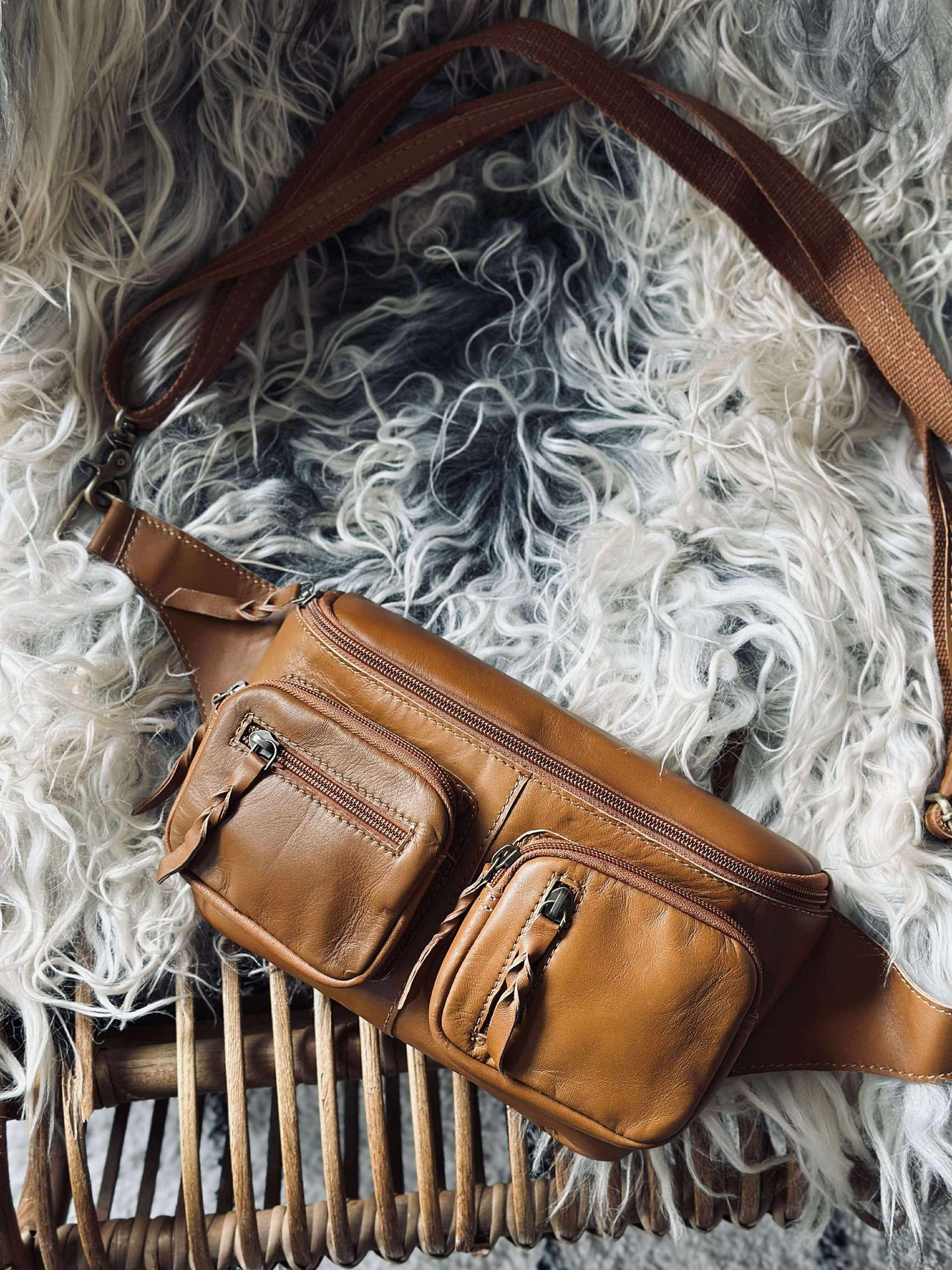 Gürteltasche Kaya - Cognac