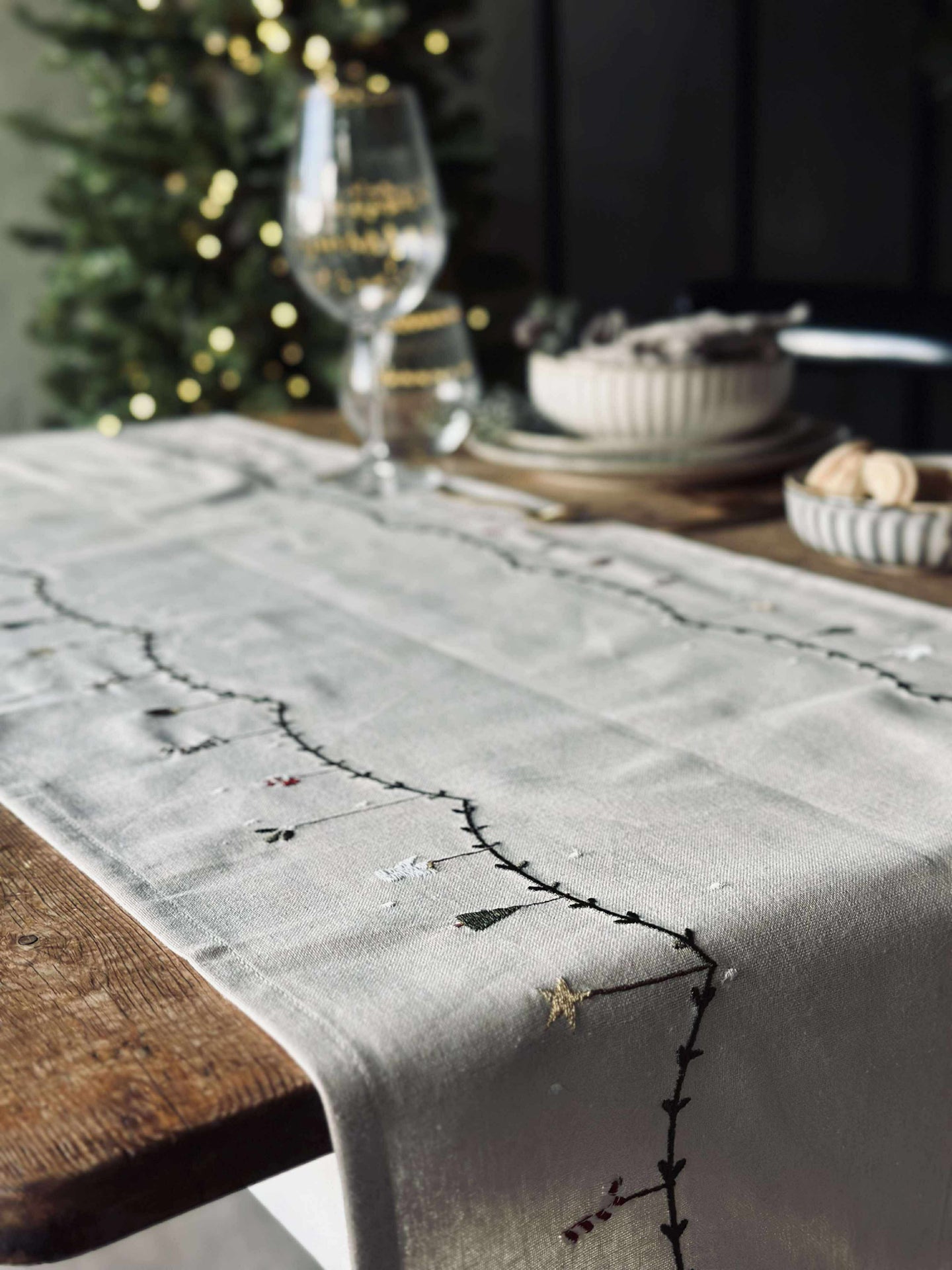 Tischläufer Weihnachten - 40x140 cm
