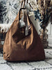 Shopper Wildleder - Caramel
