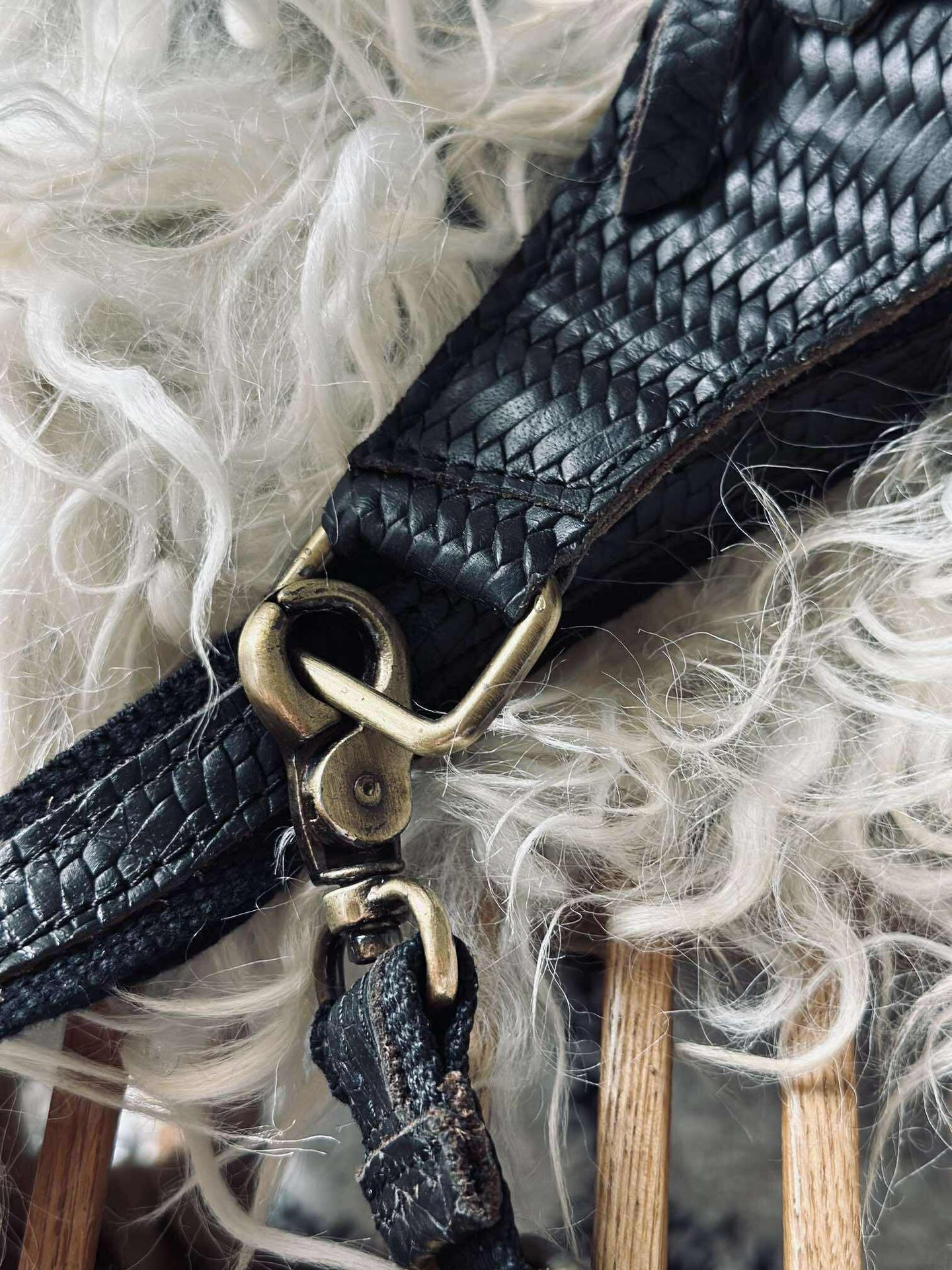 Gürteltasche Kaya - Schwarzes Geflecht