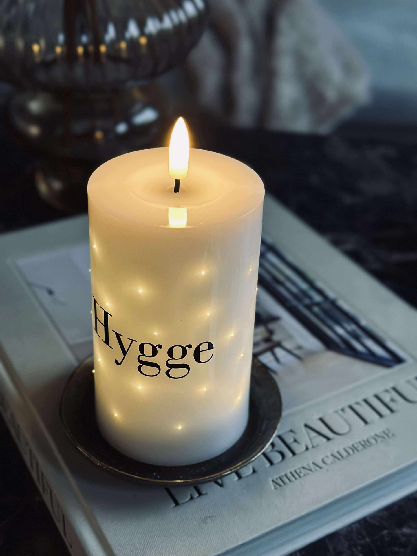 LED-Blockkerze TWINKLE - Hygge