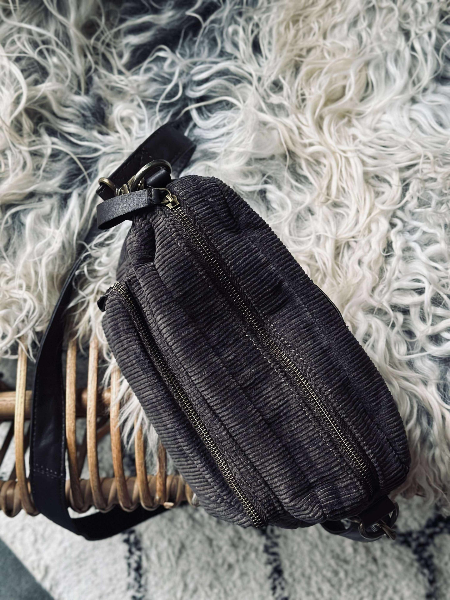 Crossbody Brown Cord