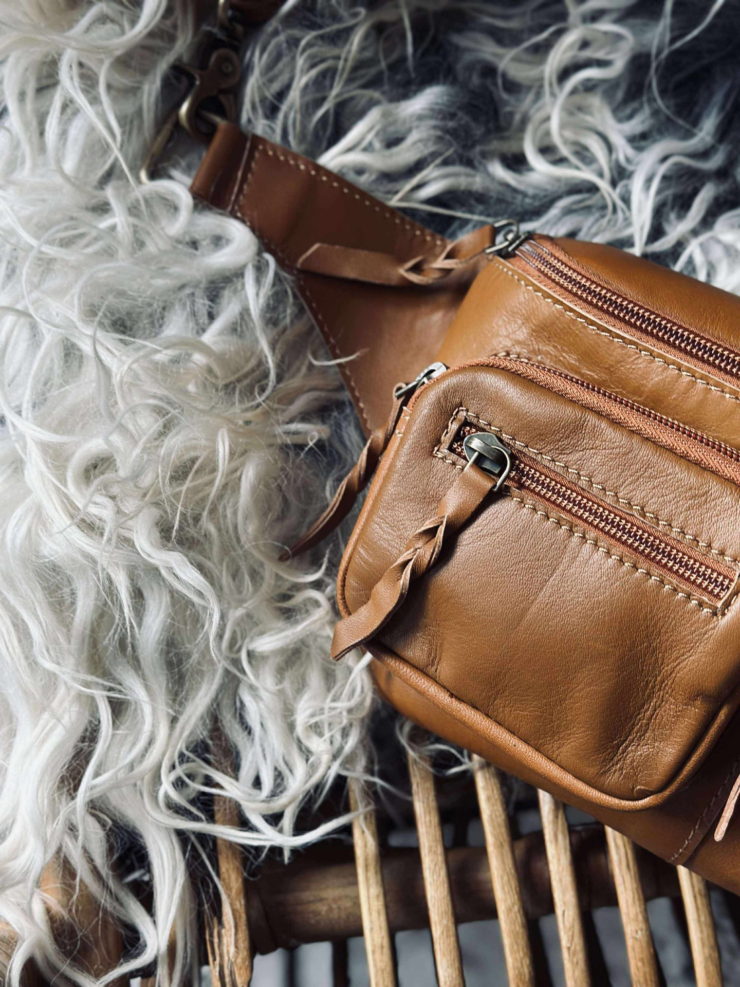Gürteltasche Kaya - Cognac