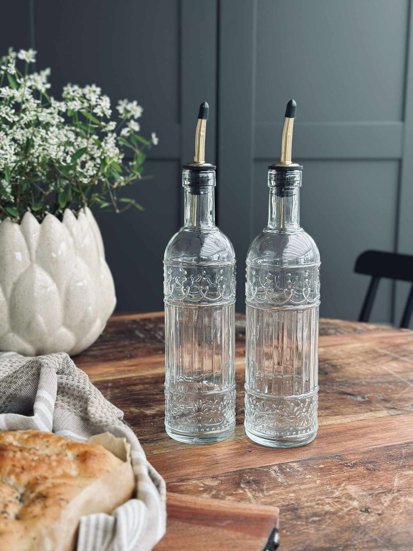 Öl-/Essigflasche - Set mit 2 Stück