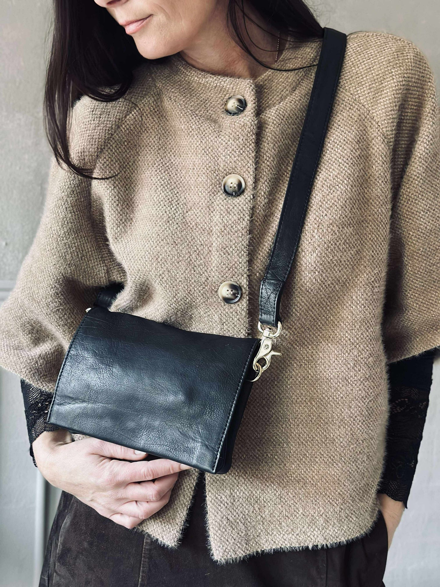 Clutch Schwarz / Gold