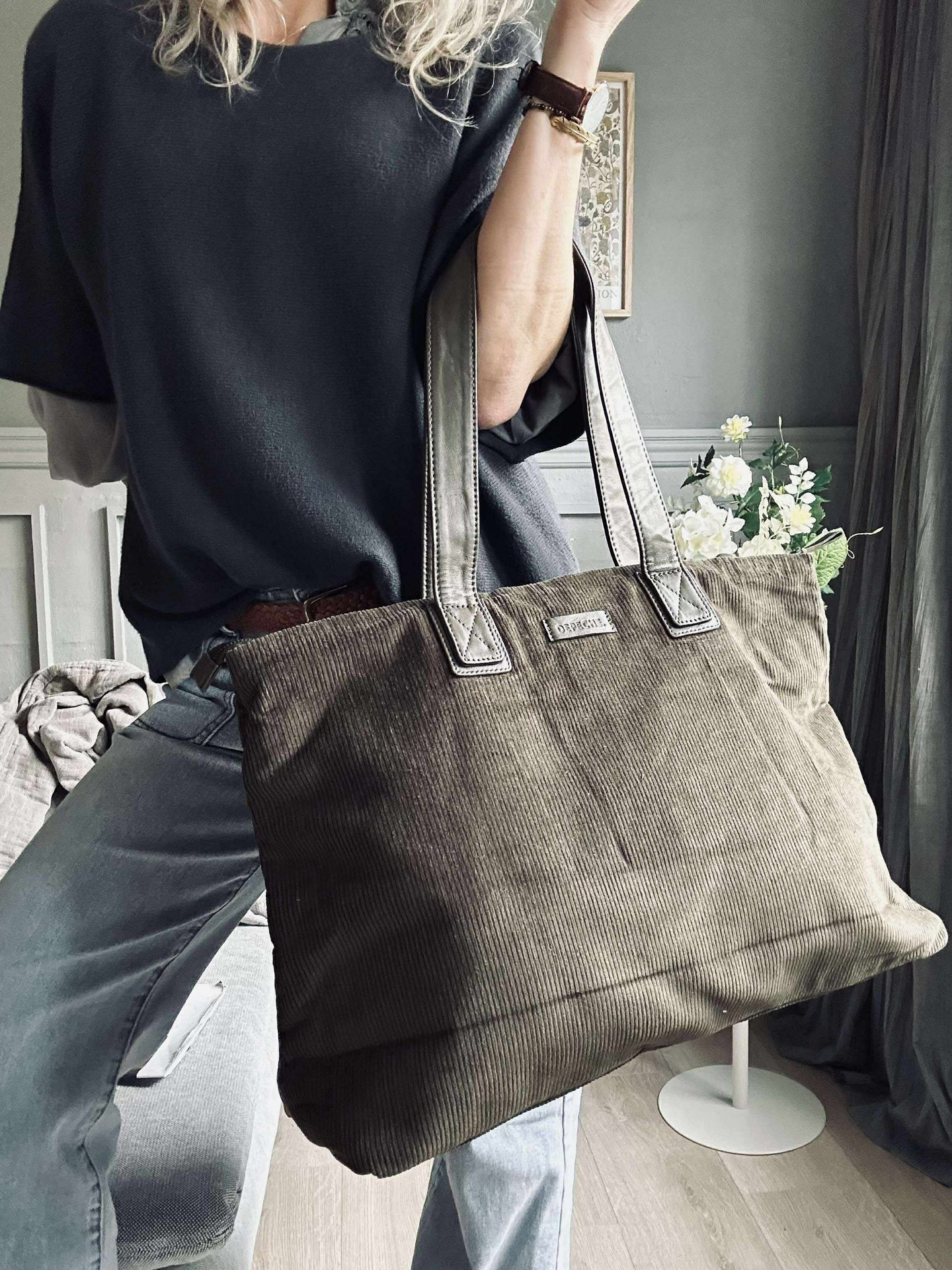 Shopper Samt - Army