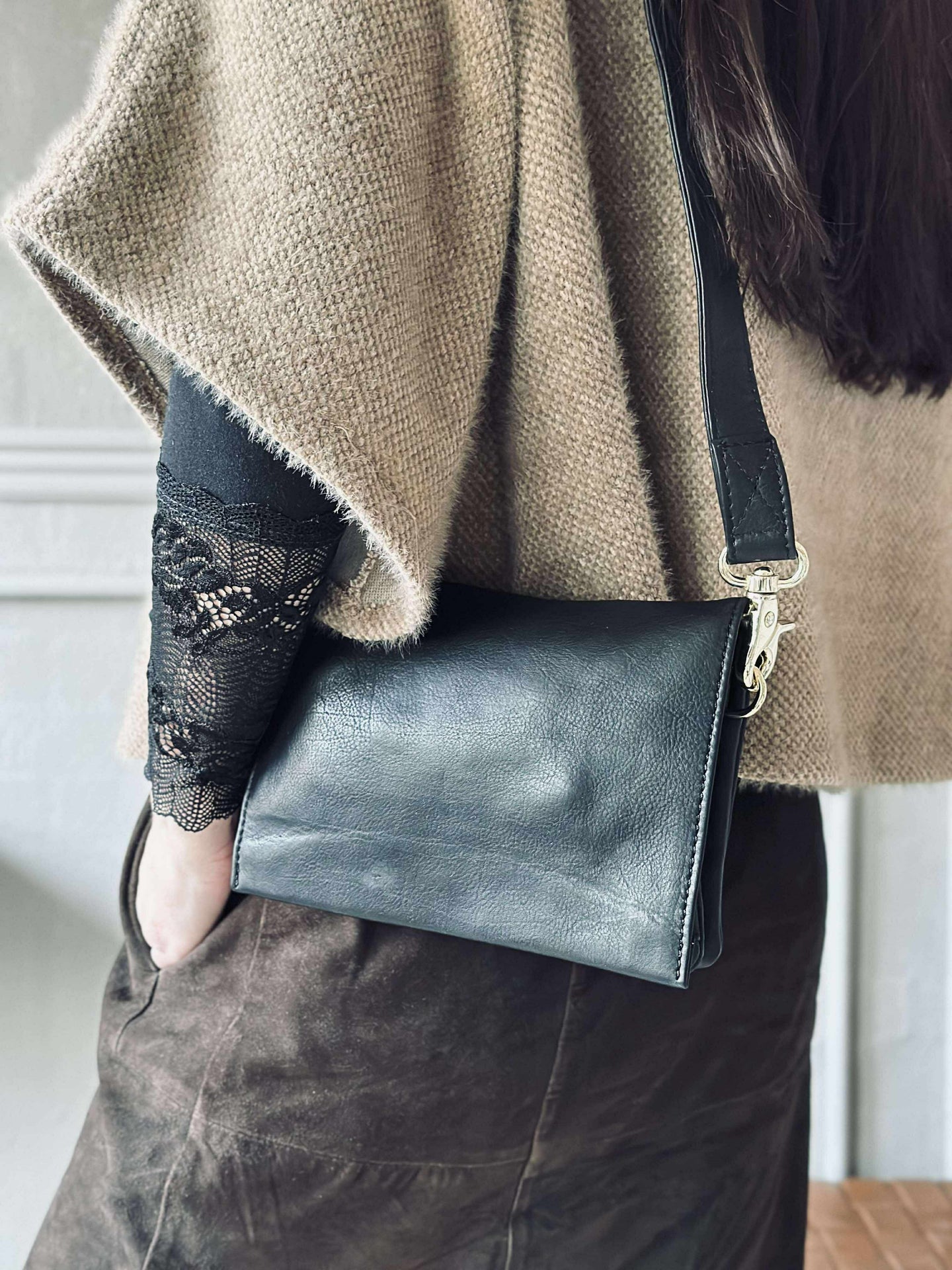 Clutch Schwarz / Gold