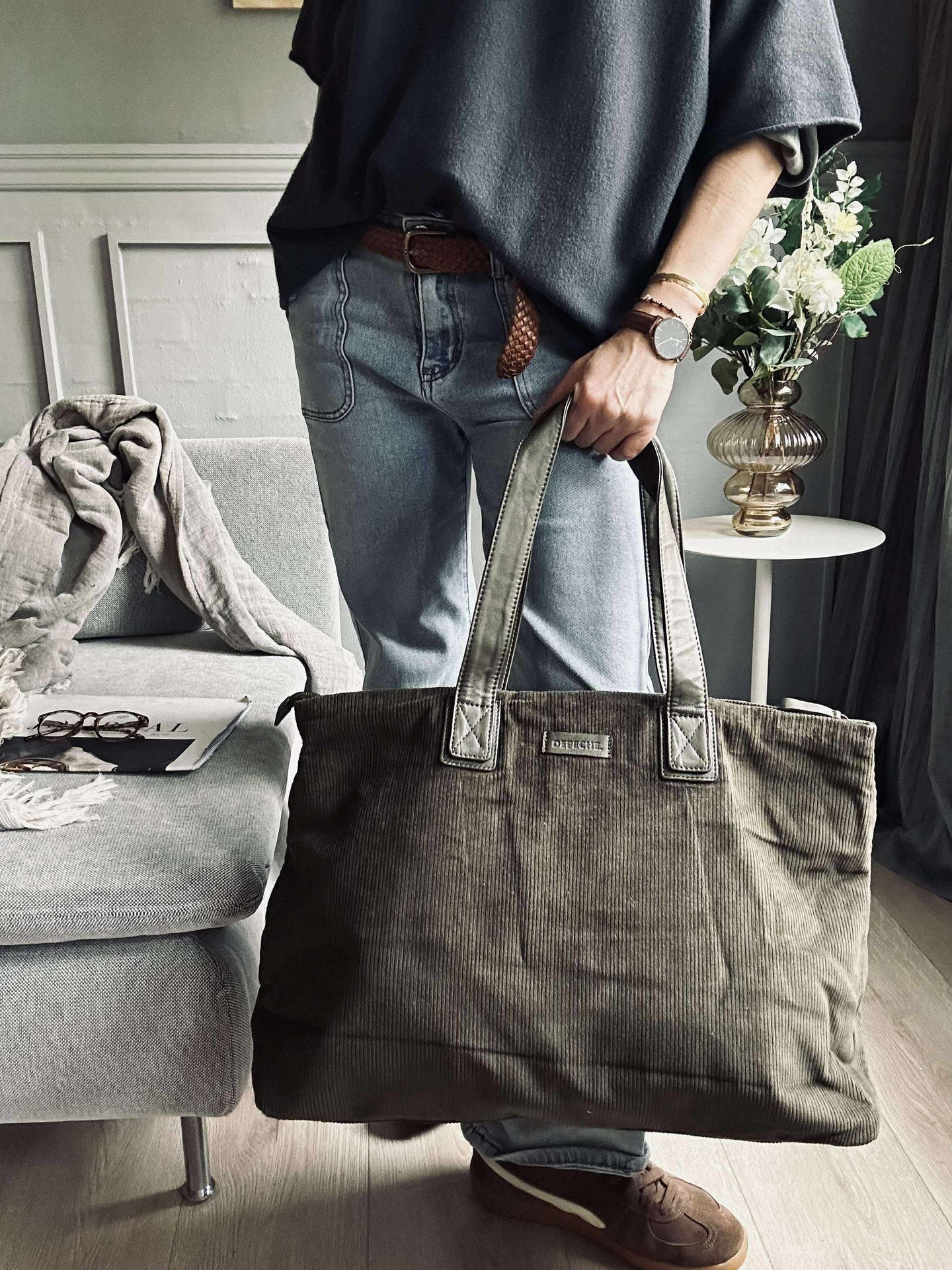 Shopper Samt - Army