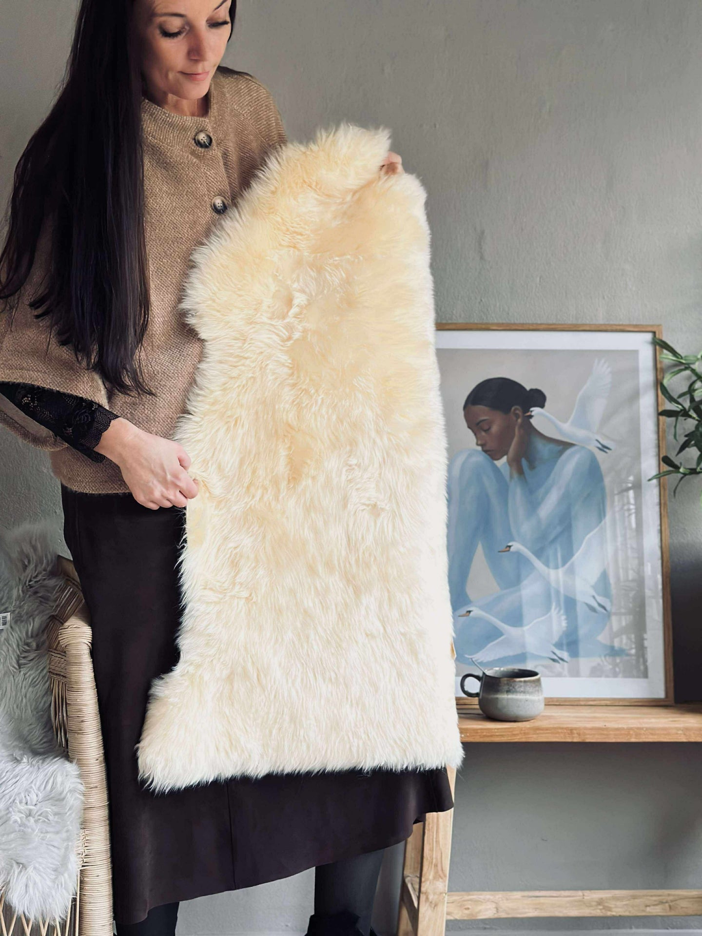 Lammfell - Soft Yellow