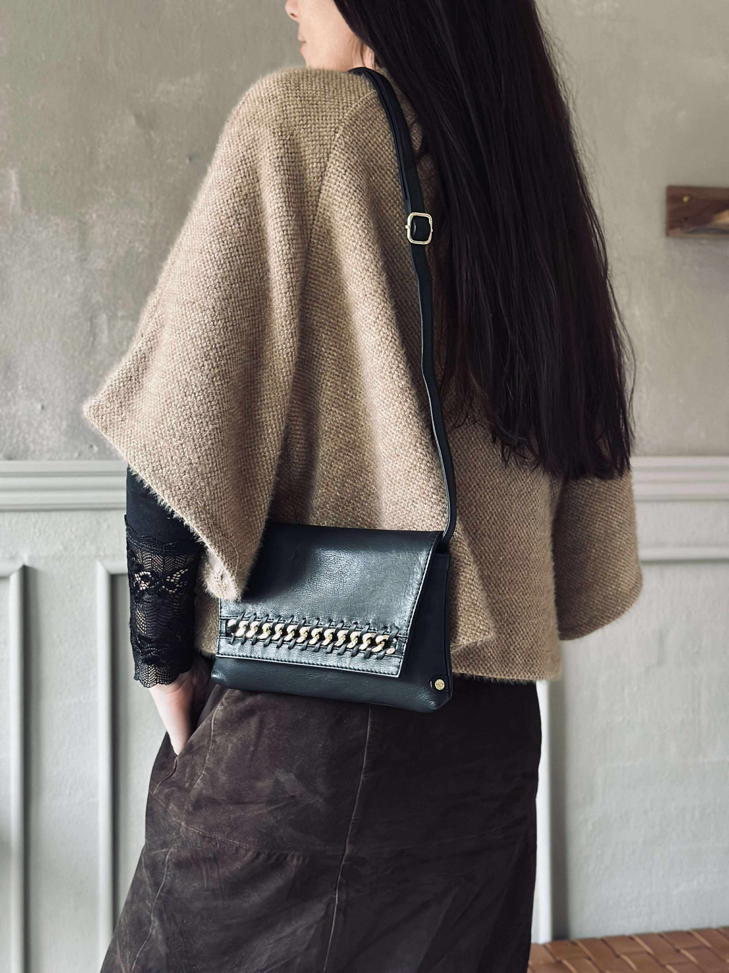 Clutch mit Goldkette - Small