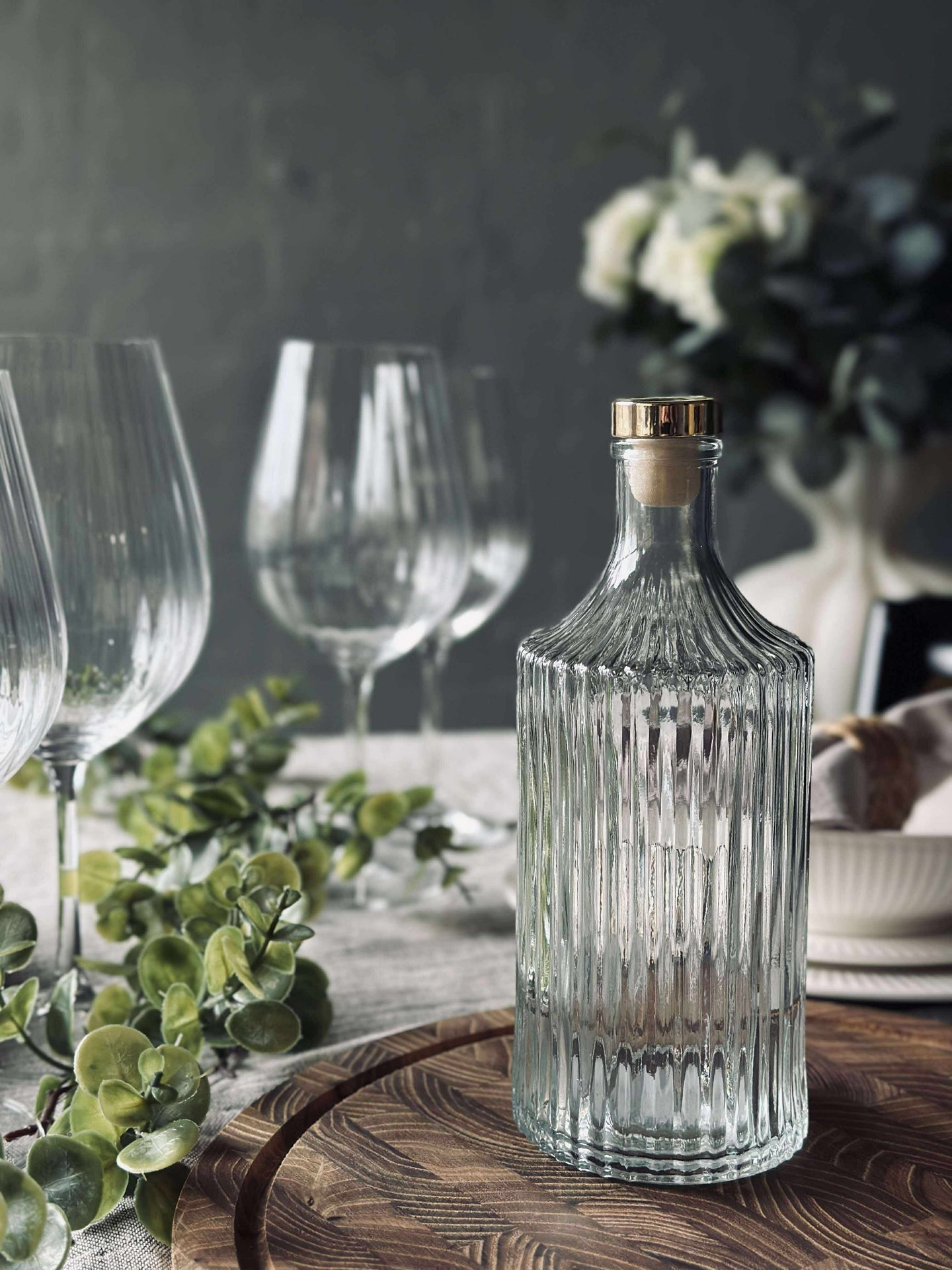 Flasche mit Stopfen