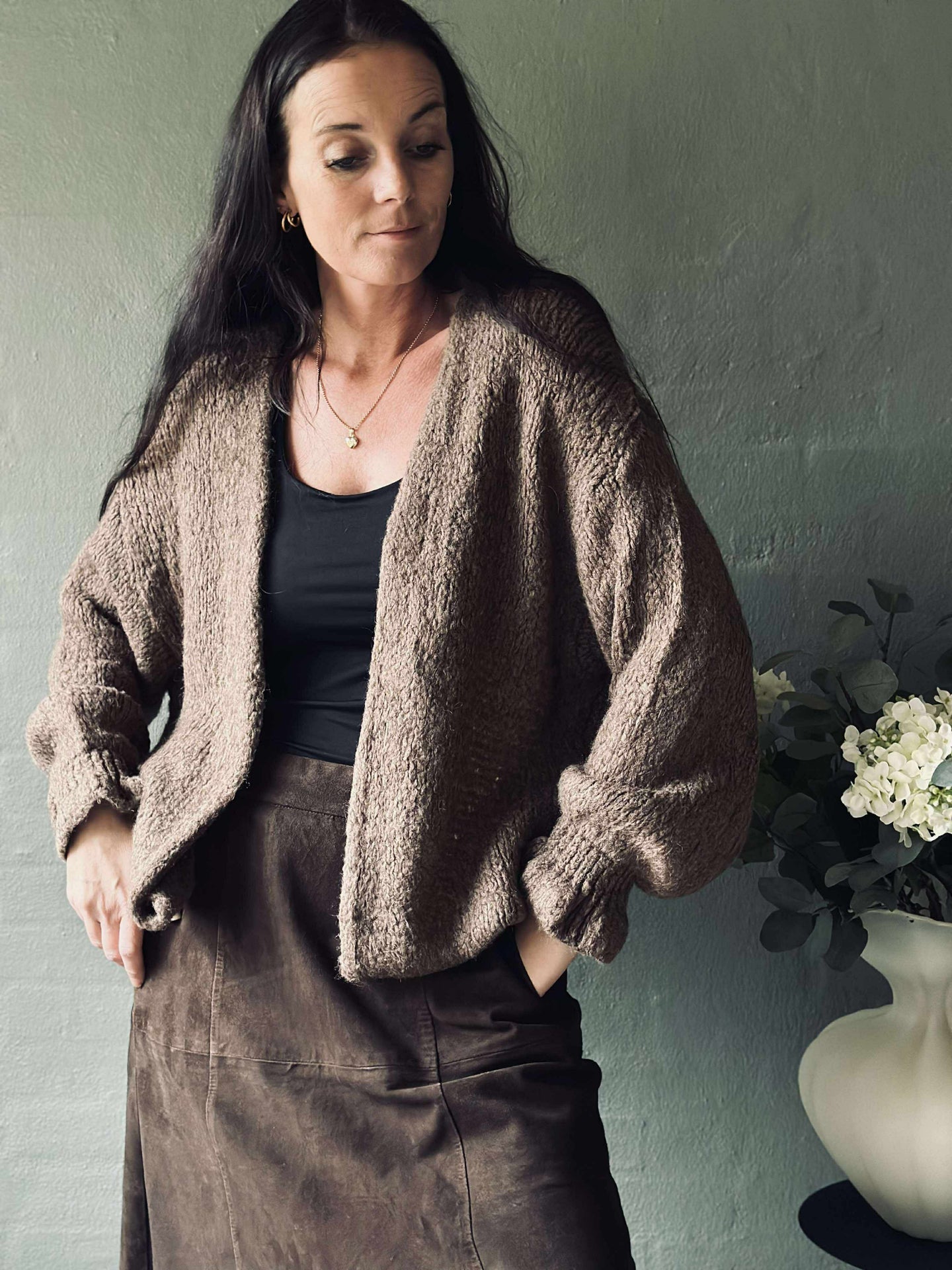 Cardigan Oversize - Taupe