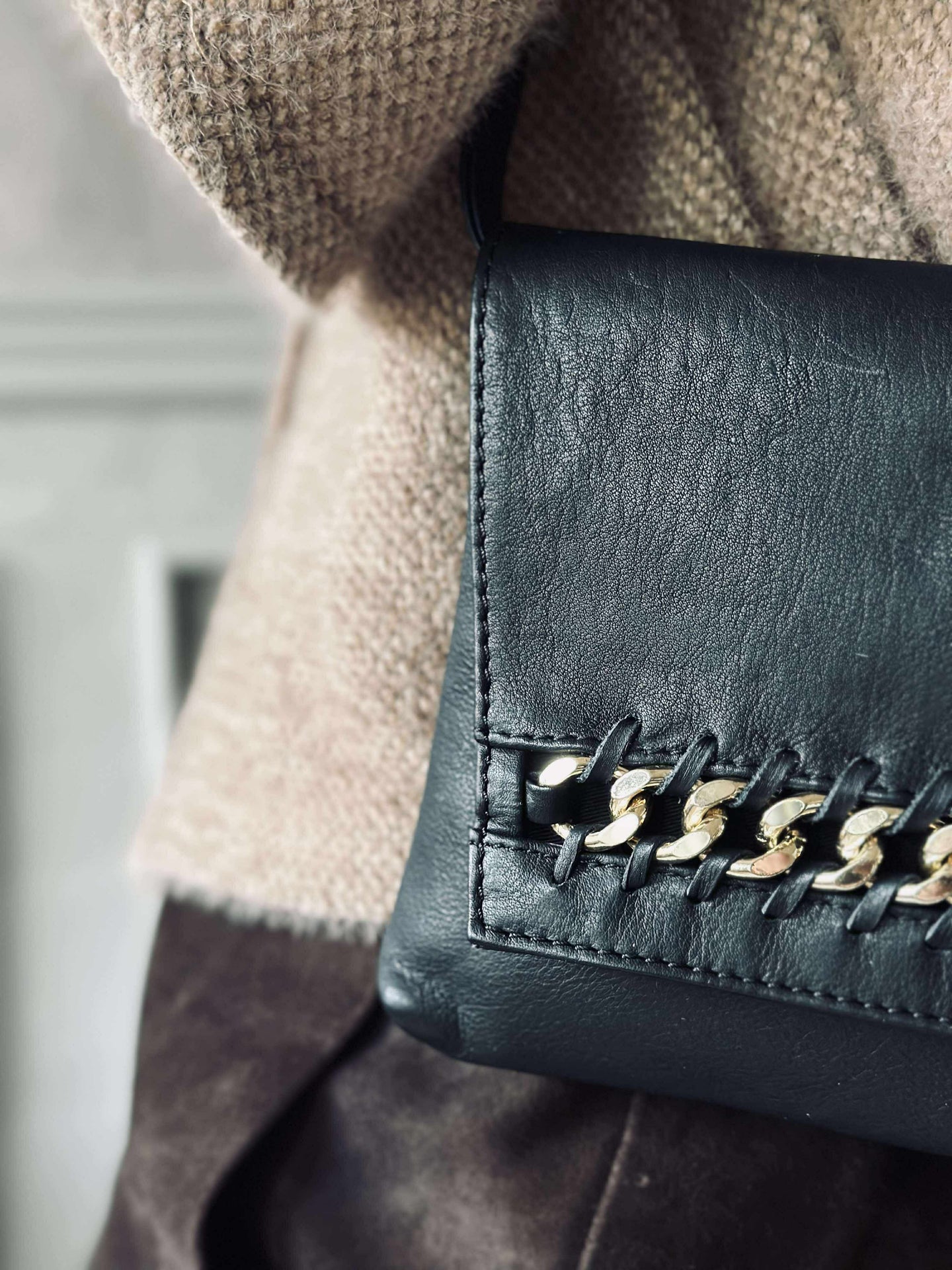 Clutch mit Goldkette - Small