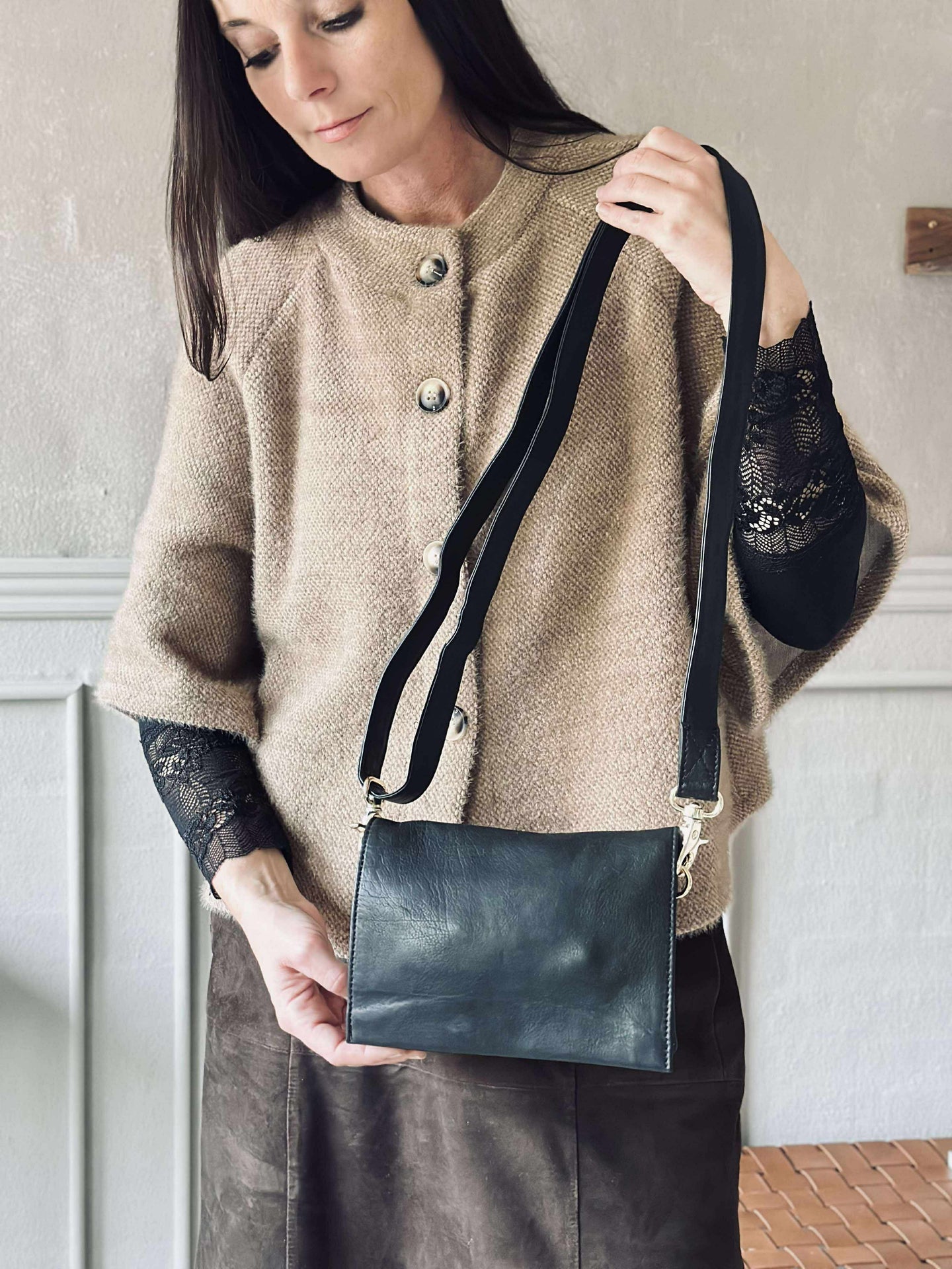 Clutch Schwarz / Gold