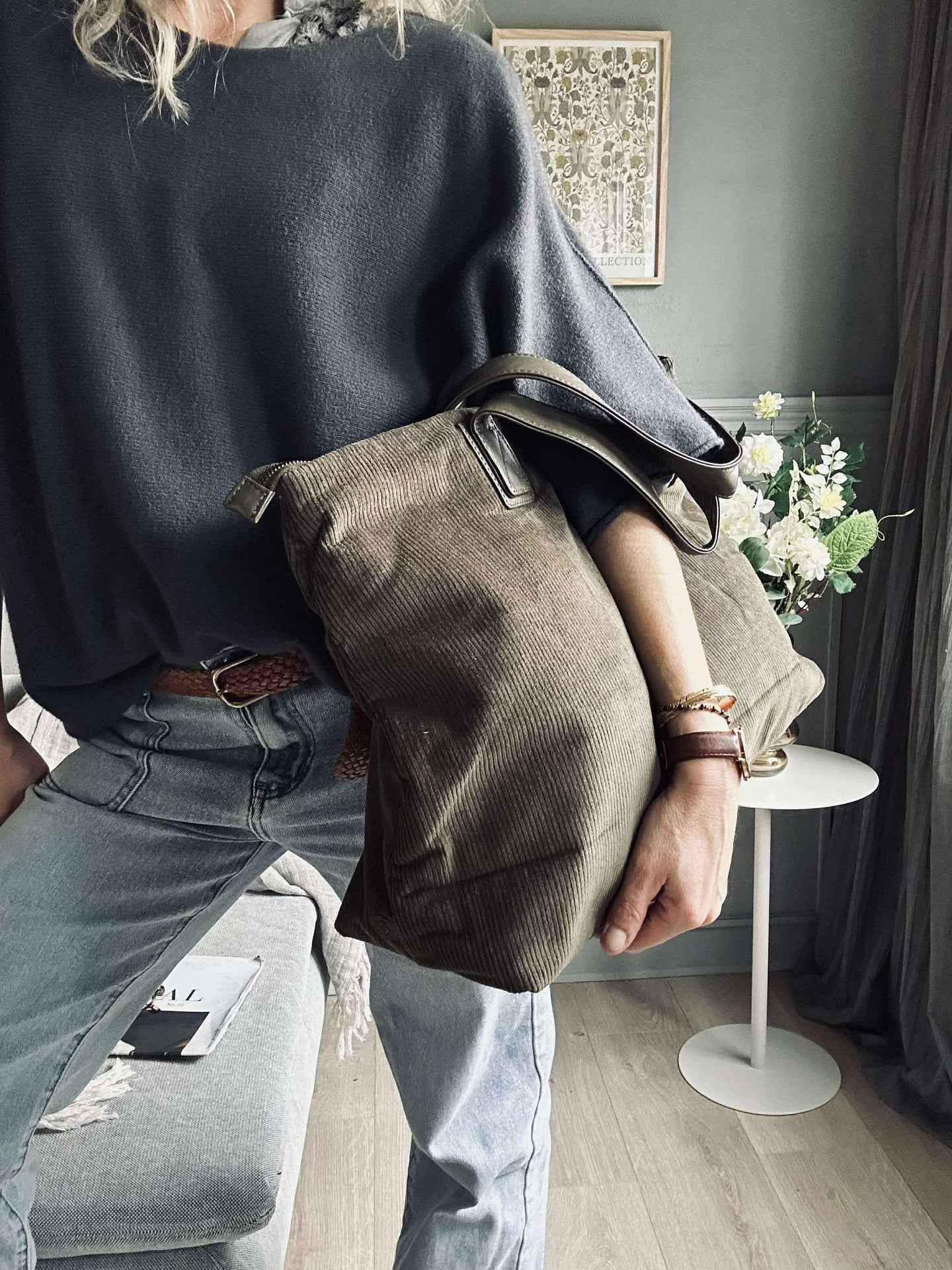 Shopper Samt - Army