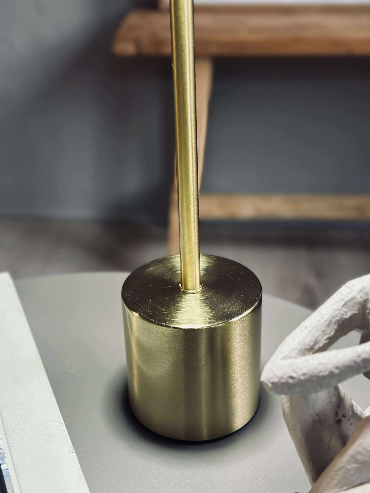 LED-Tischlampe KELLY Gold - wiederaufladbar