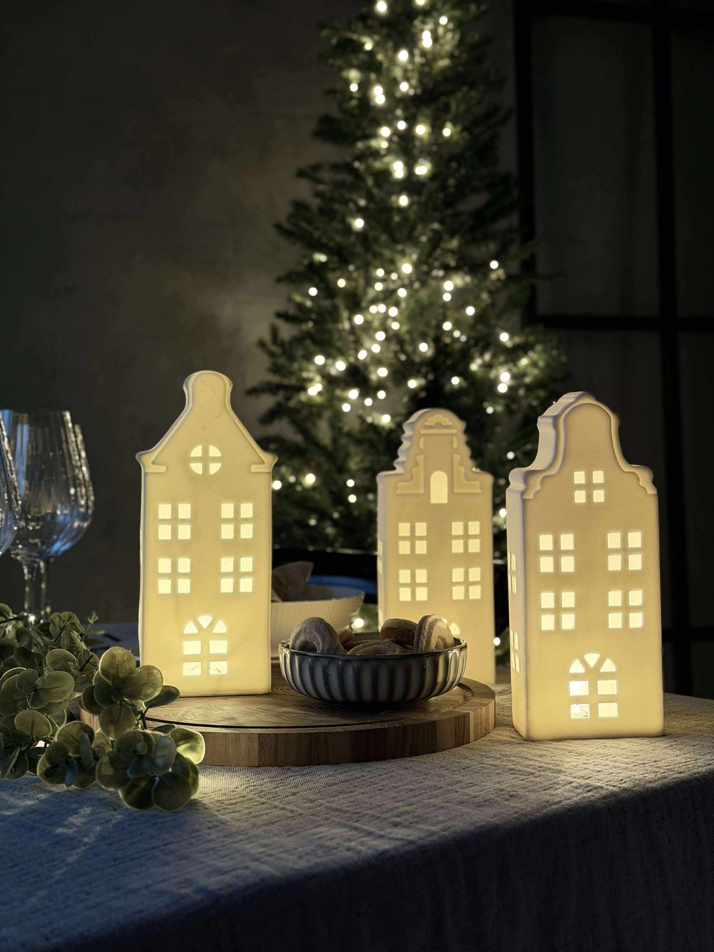 Lichthaus mit LED  - WHITE MIX