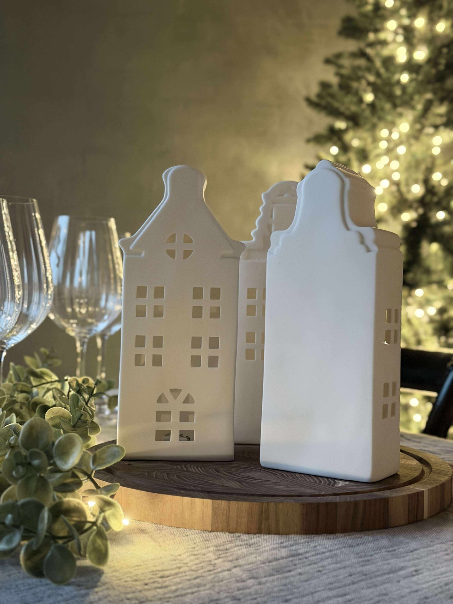 Lichthaus mit LED  - WHITE MIX