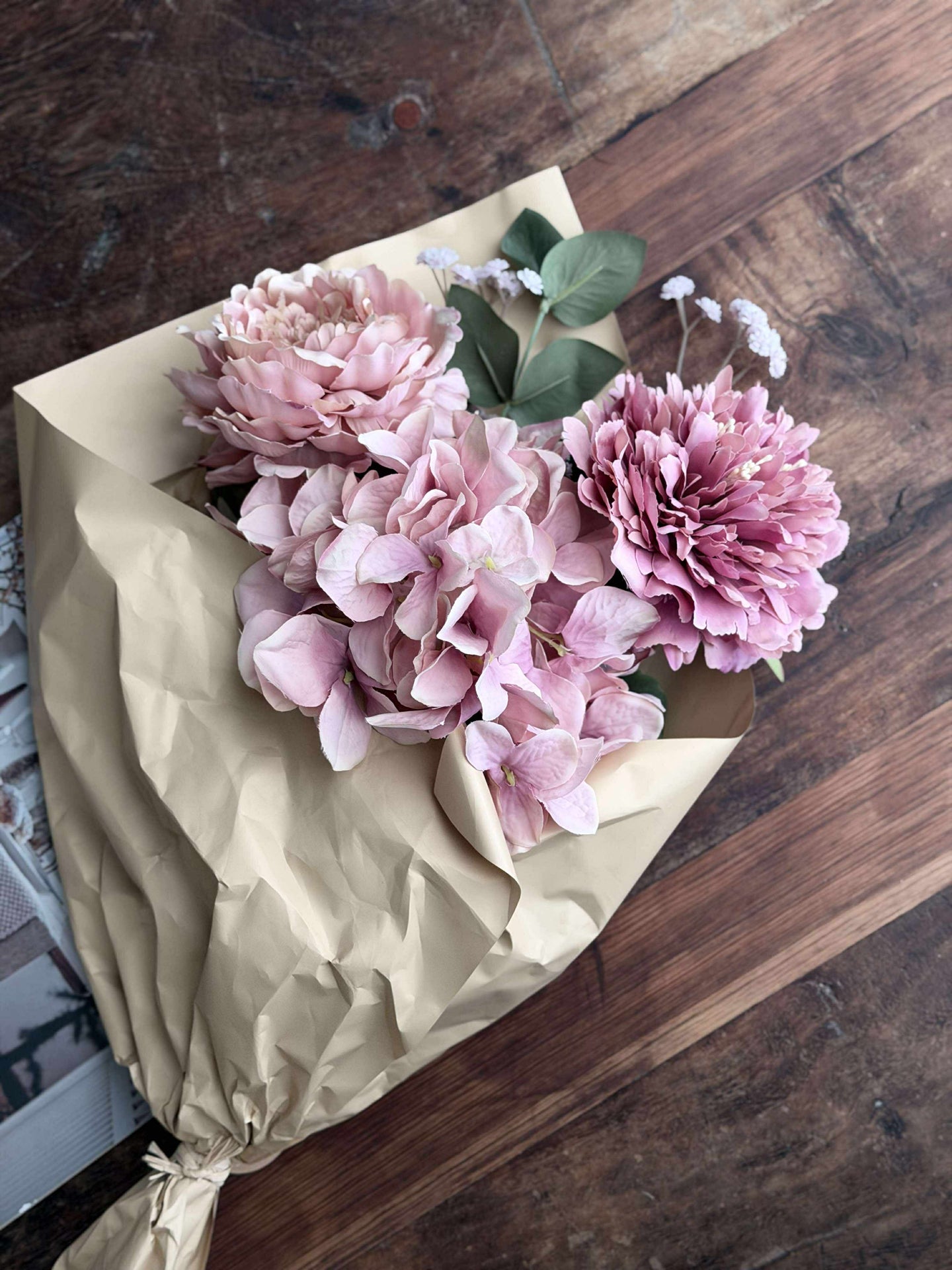 Strauß - Hortensie Pink
