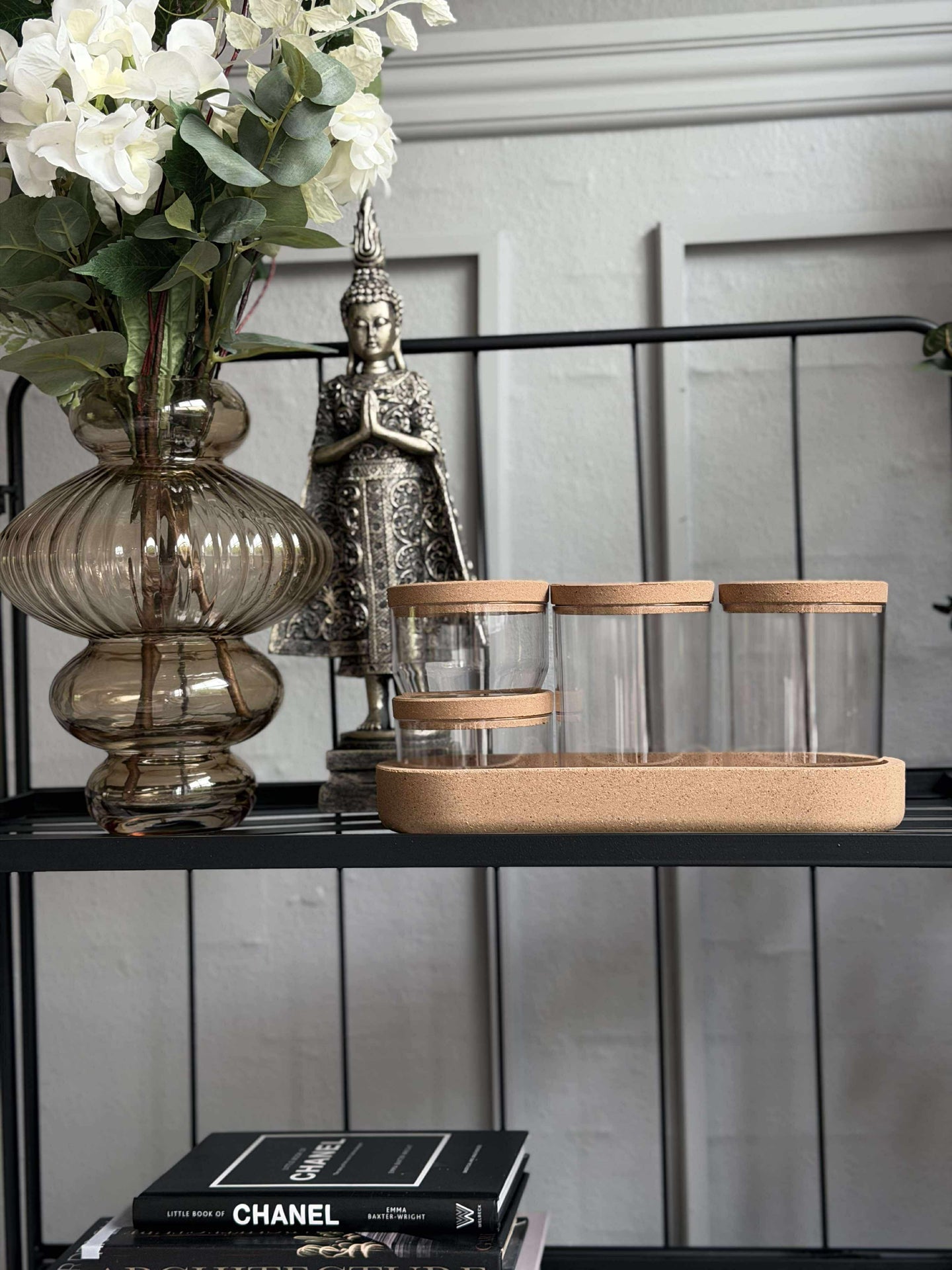 Organizer mit Korkdeckel - 5 Teile