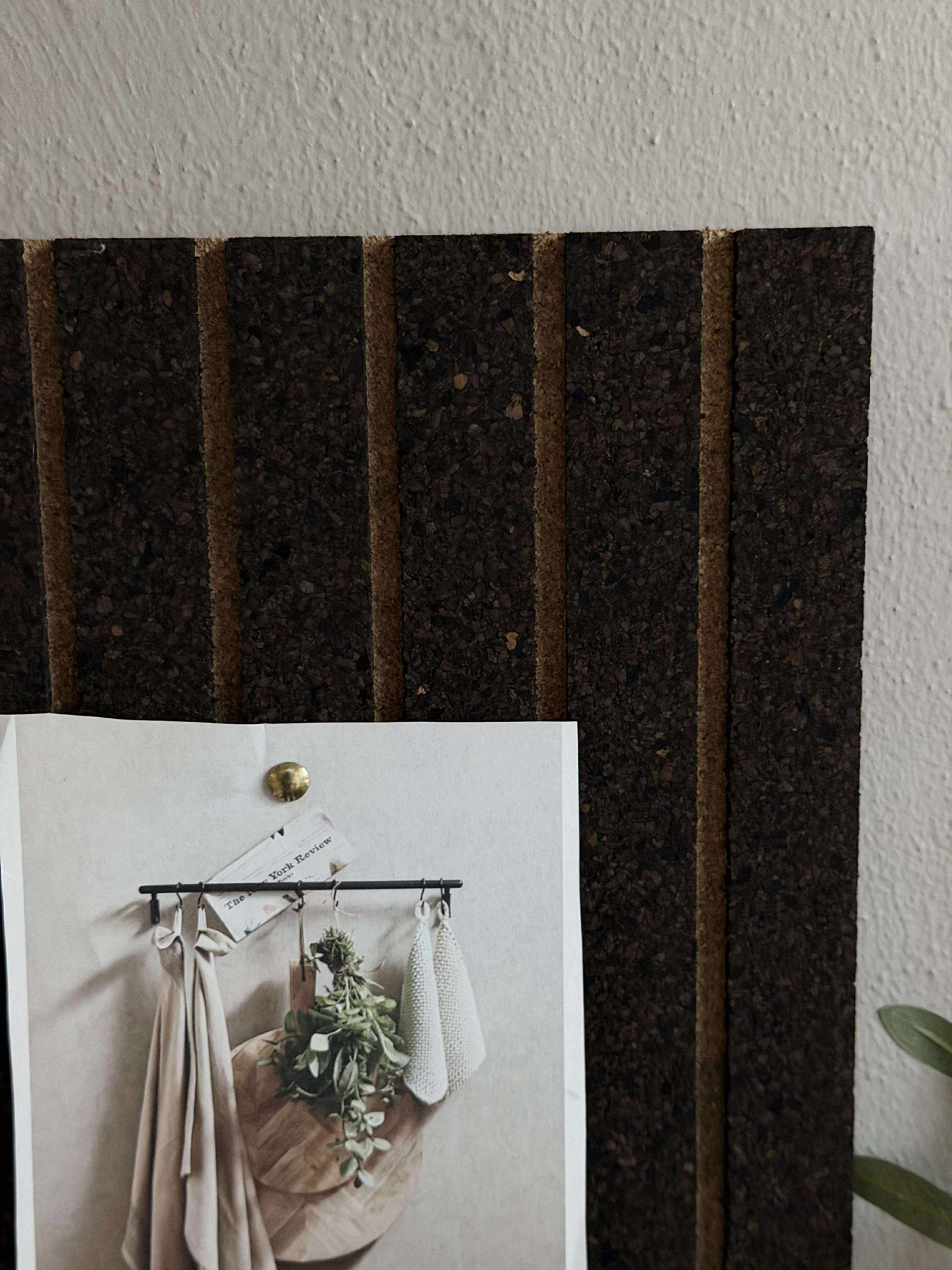 Korkplatte mit Paneeleffekt NEW Dark - Schallabsorbierend
