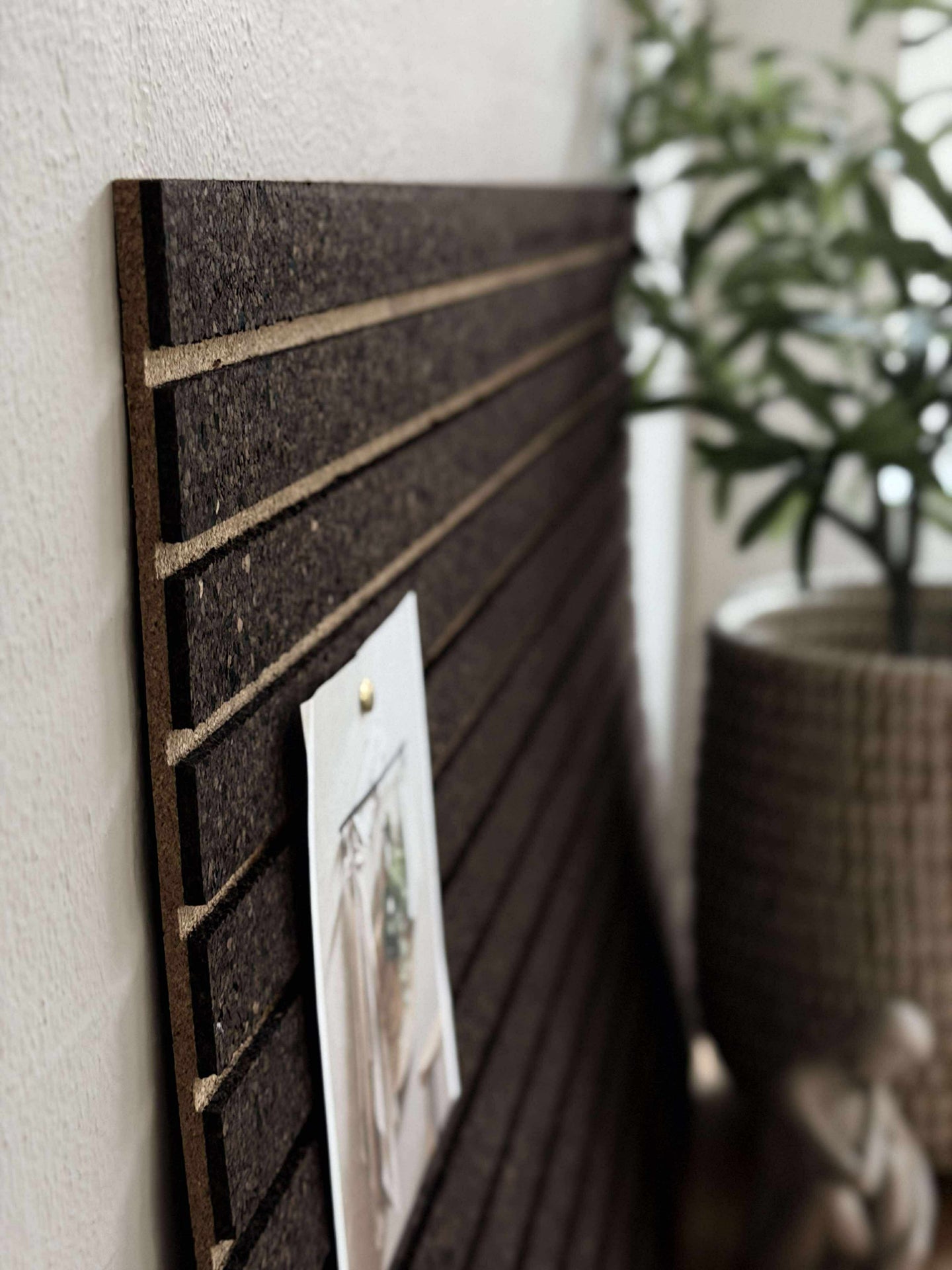 Korkplatte mit Paneeleffekt NEW Dark - Schallabsorbierend