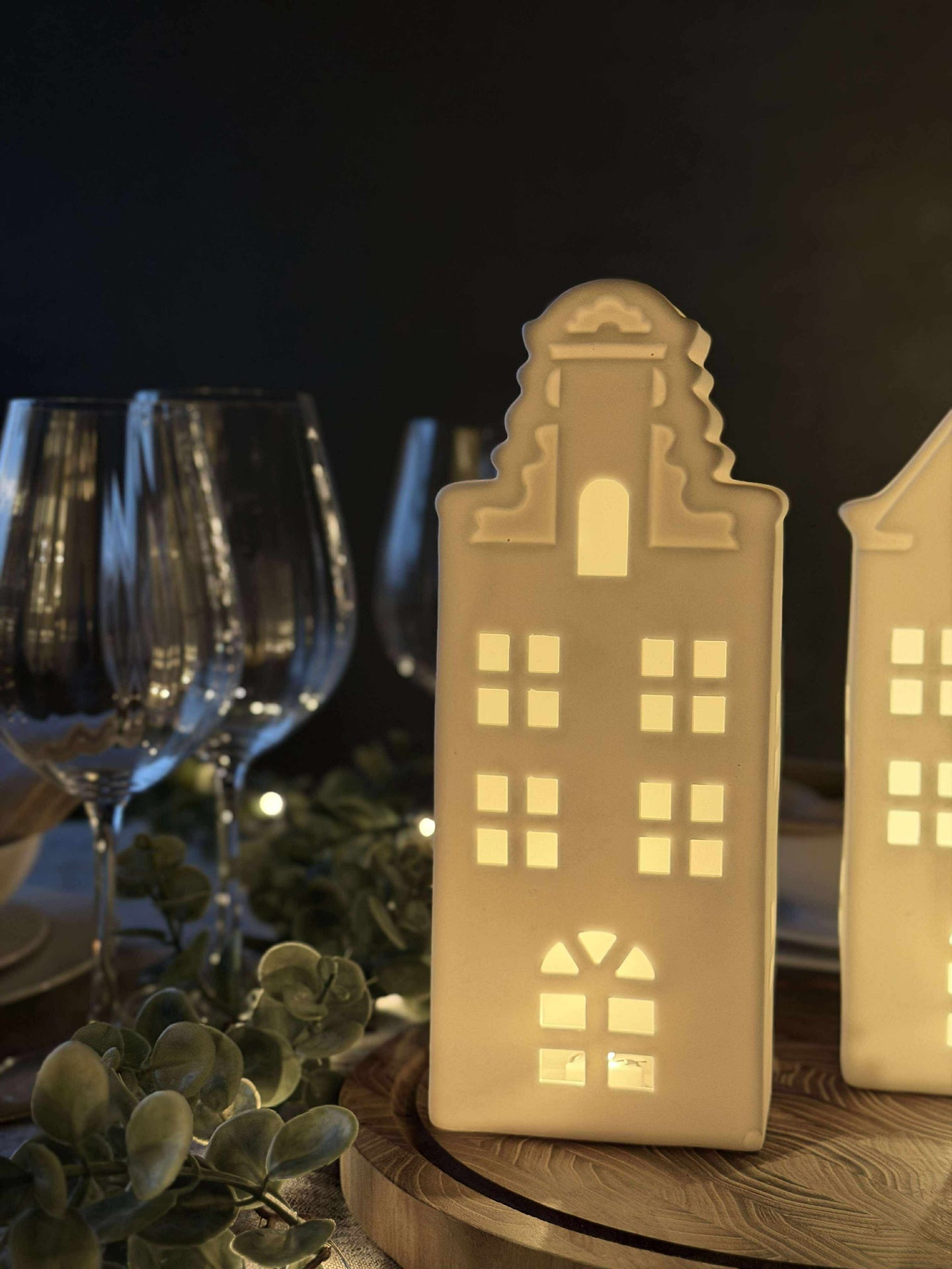 Lichthaus mit LED  - WHITE MIX