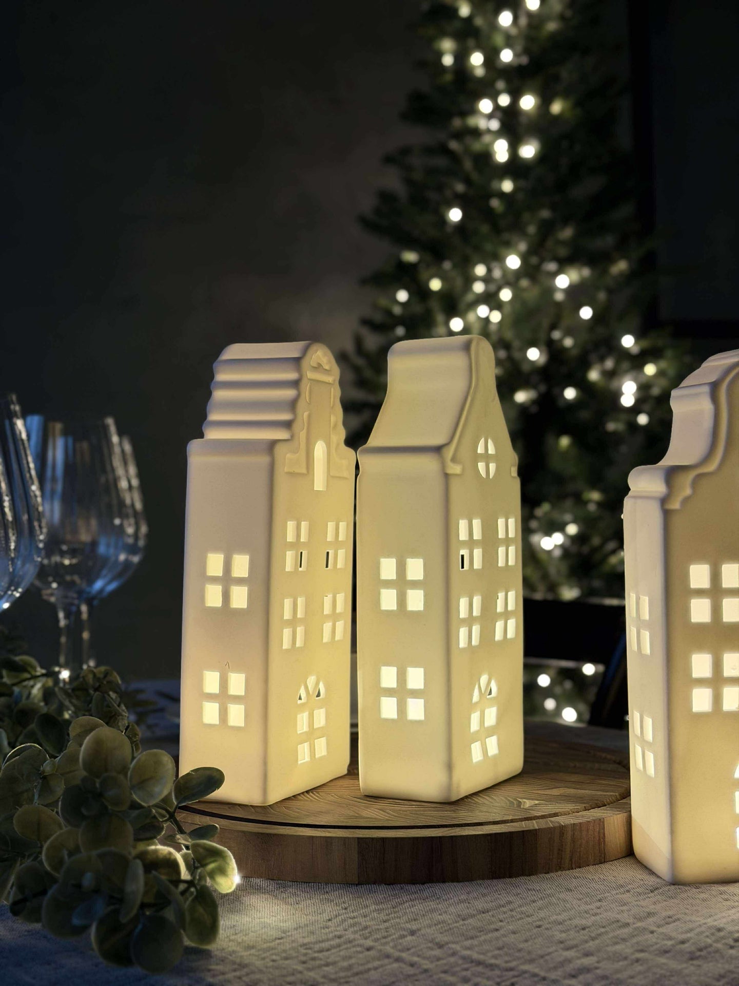 Lichthaus mit LED  - WHITE MIX