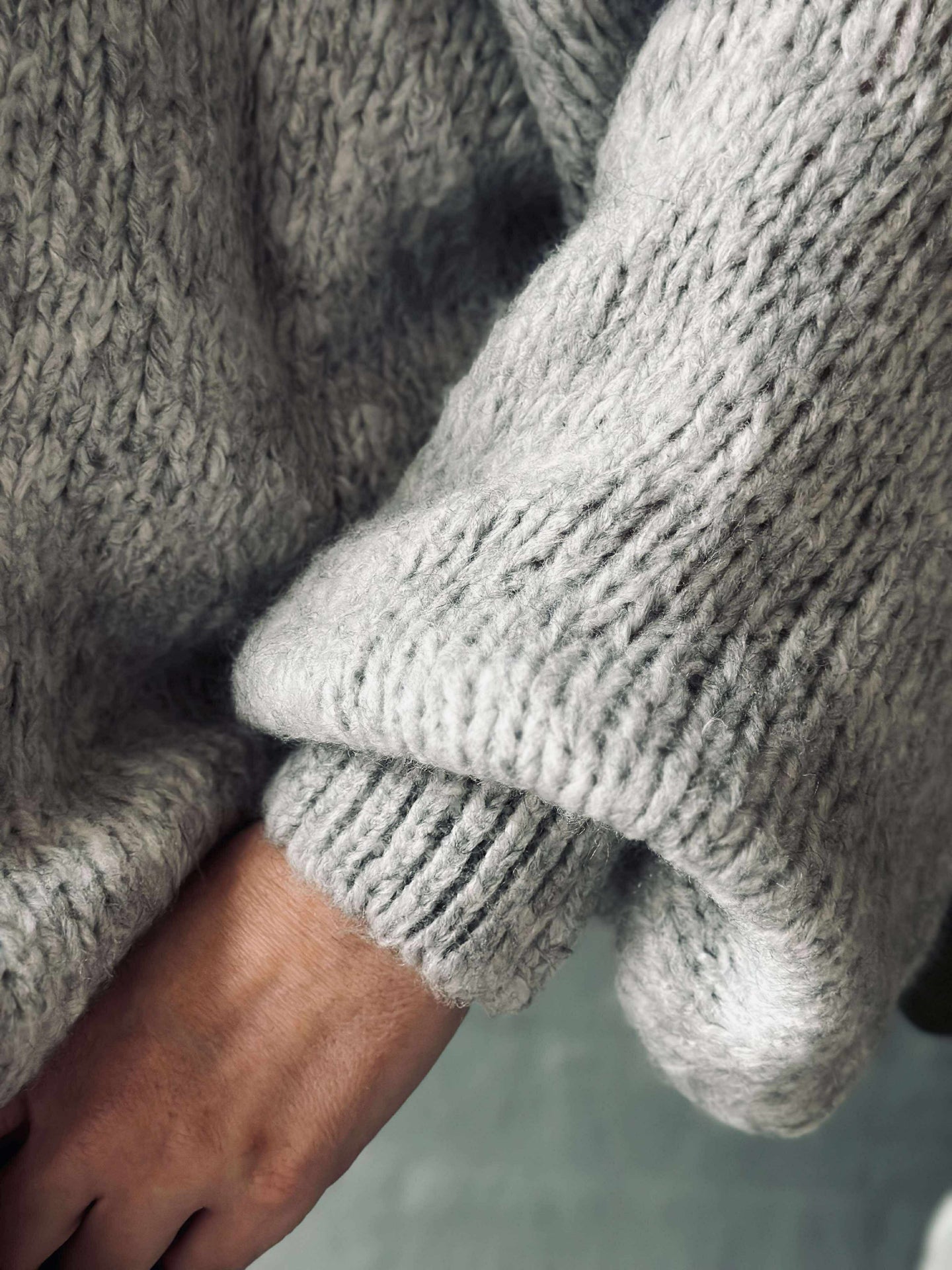 Cardigan mit Schleifen - Grau