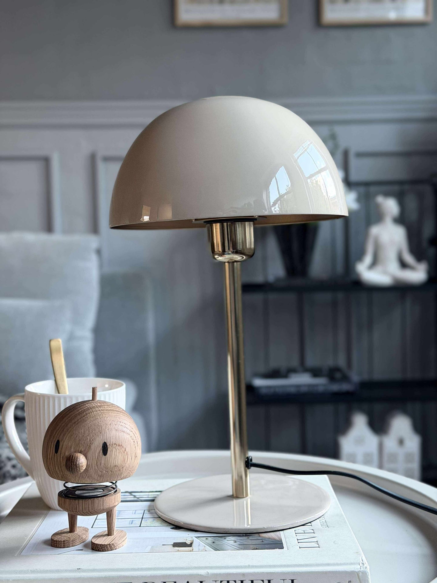 Tischlampe Sand / Gold