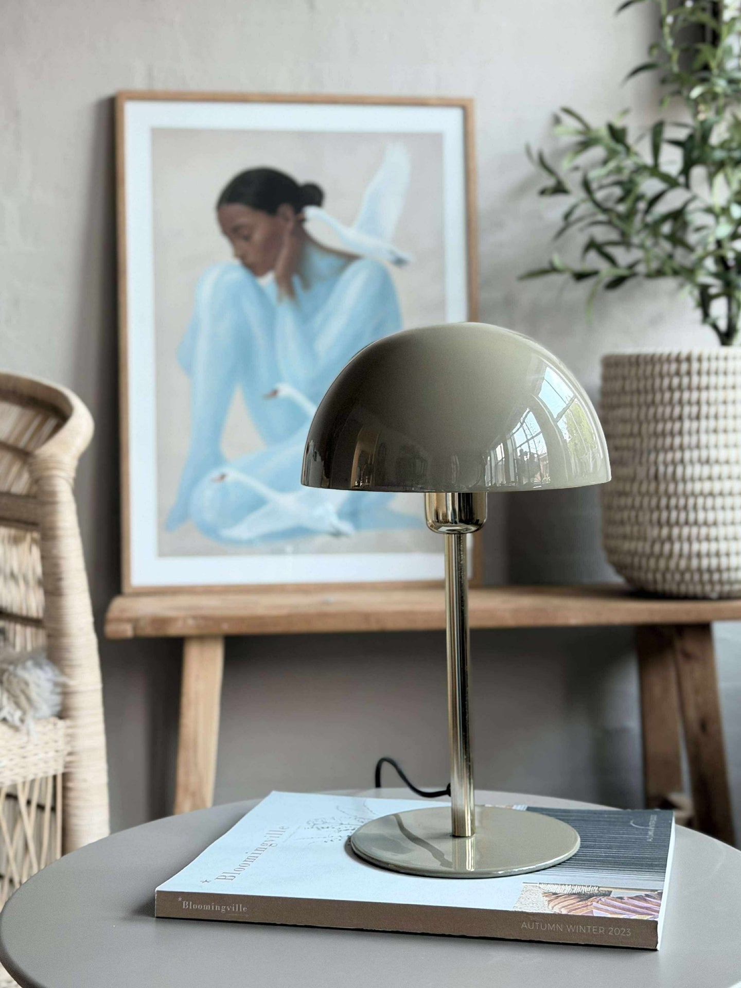 Tischlampe Oliven
