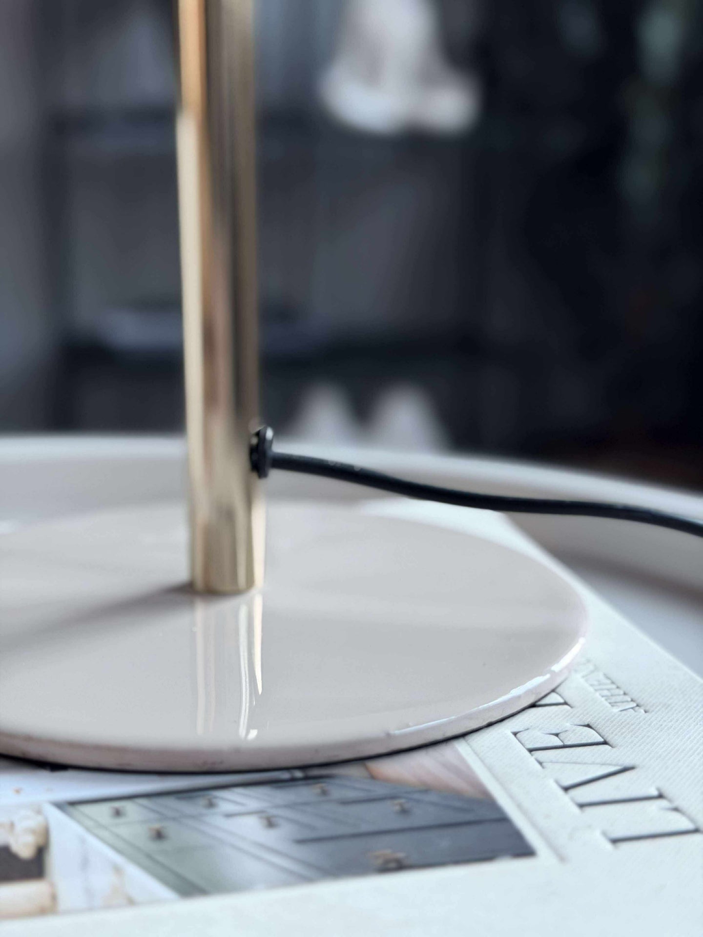 Tischlampe Sand / Gold
