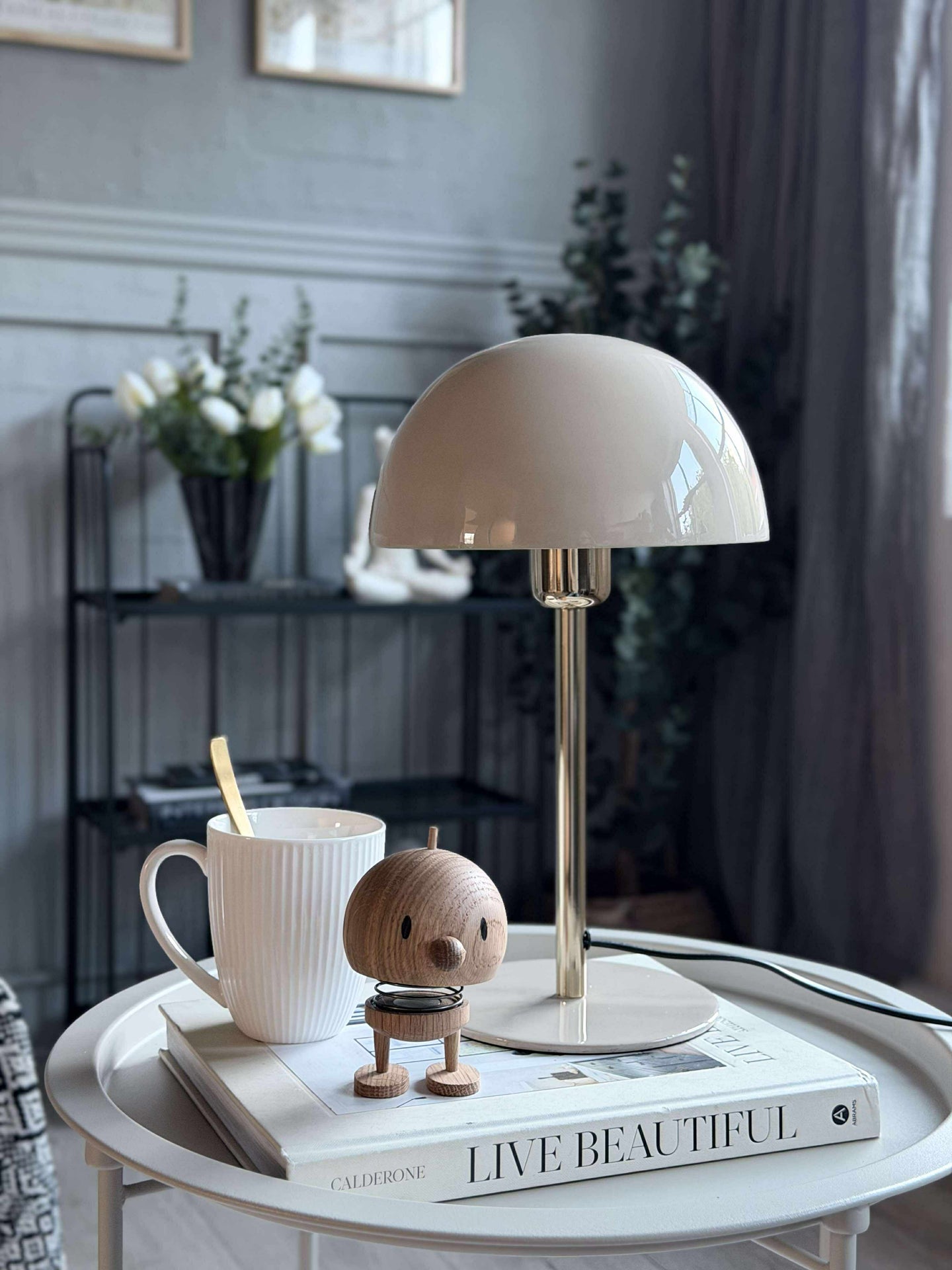 Tischlampe Sand / Gold