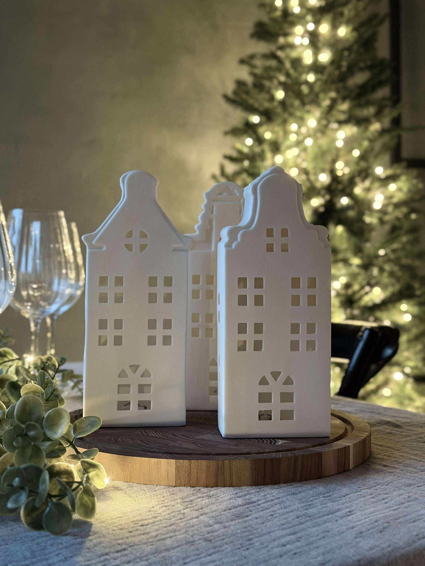Lichthaus mit LED  - WHITE MIX
