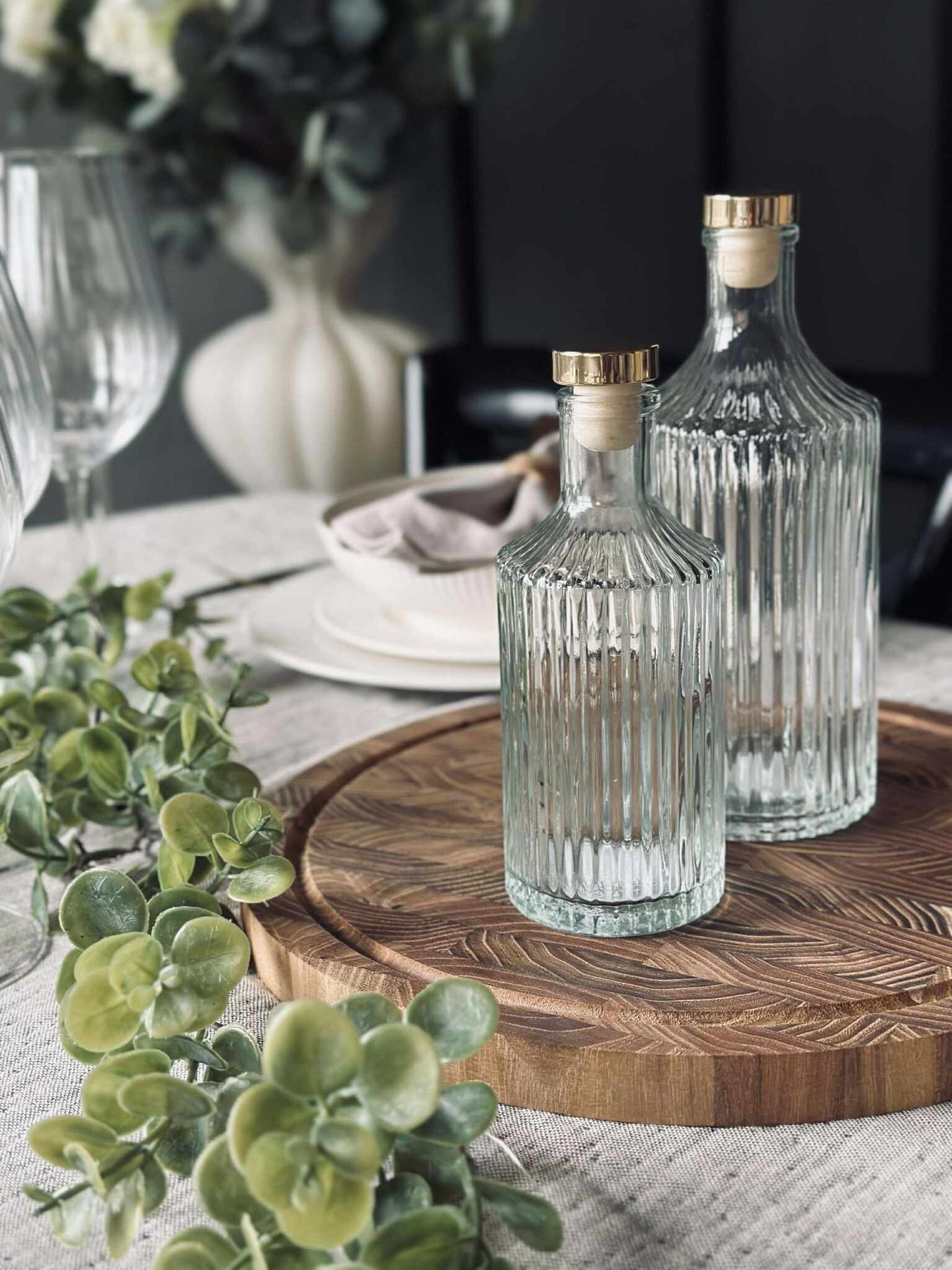 Flasche mit Stopfen