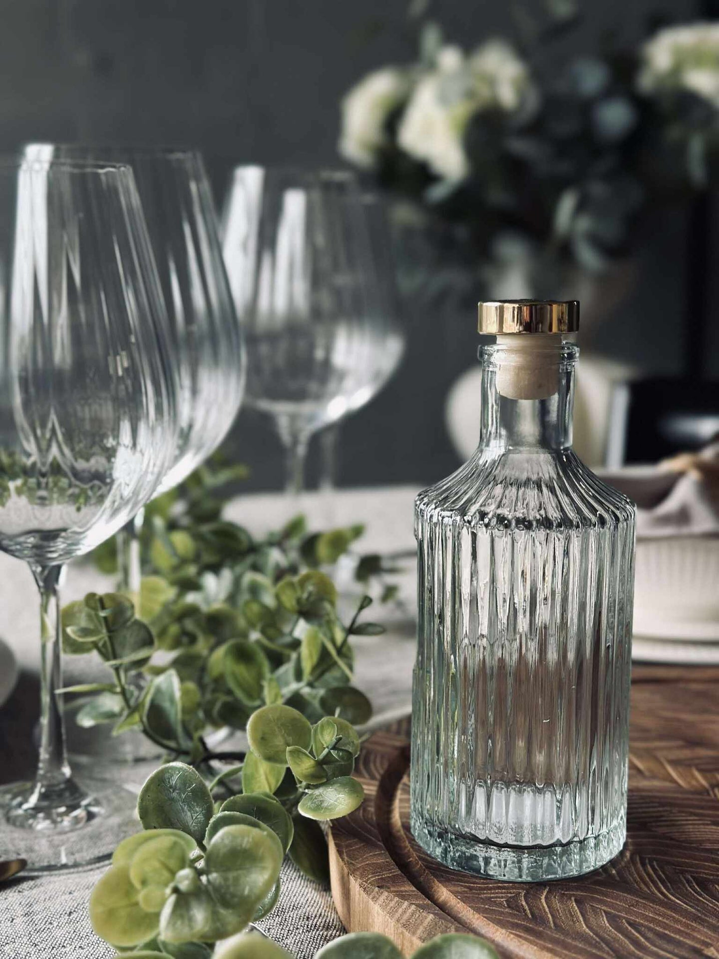Flasche mit Stopfen