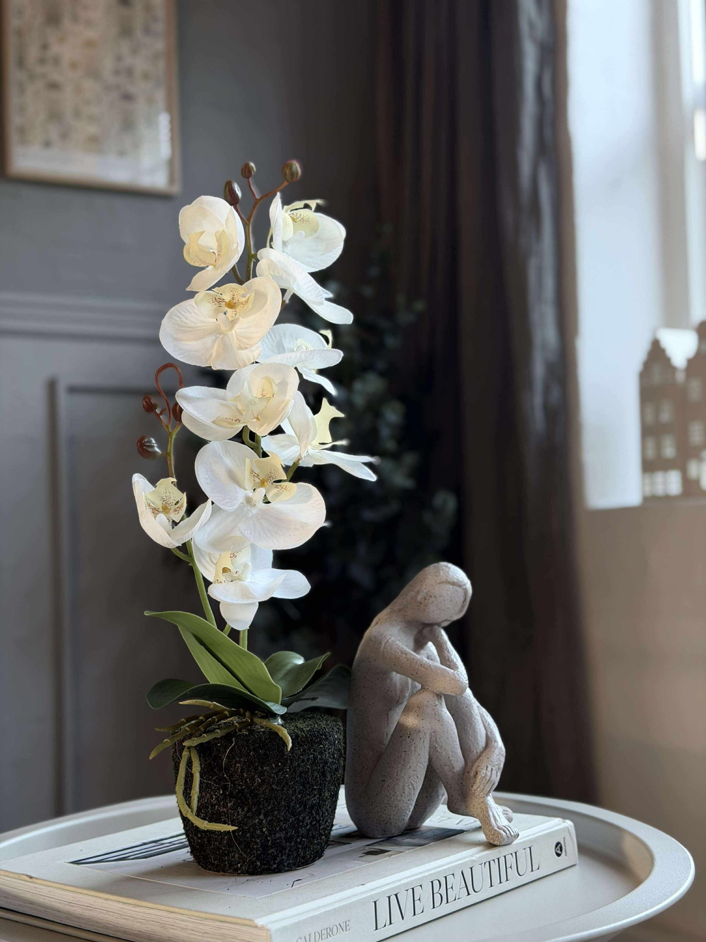 Orchideen-Mooskugel