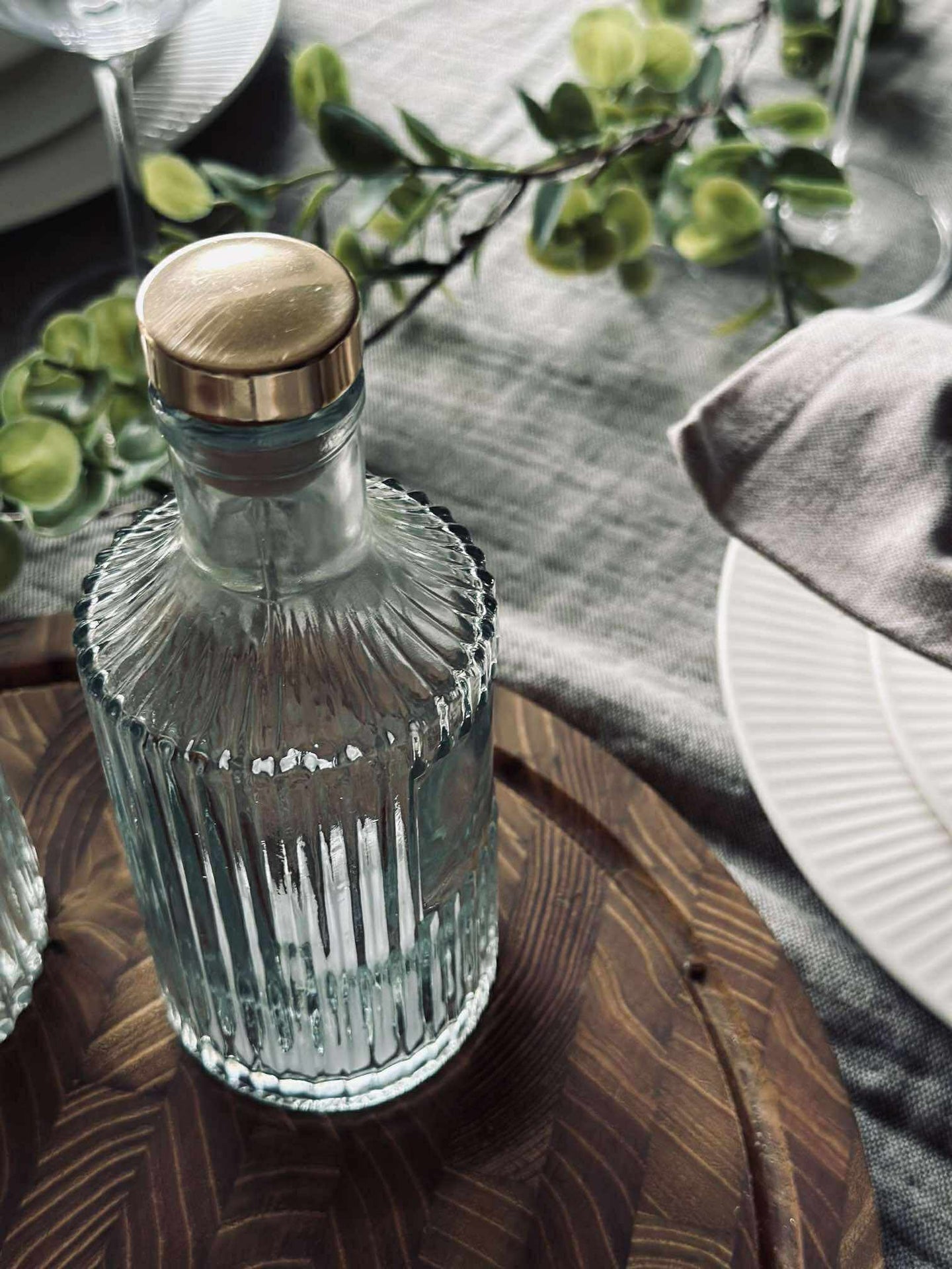 Flasche mit Stopfen