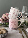 Becher Schleife - Soft Rose