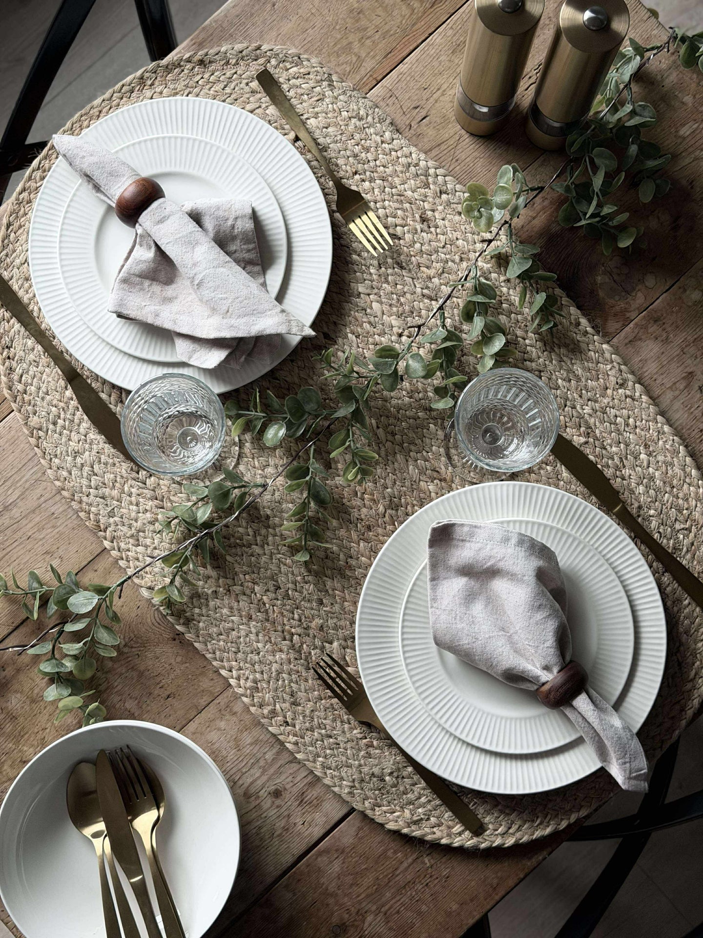 Türmatte Jute Oval