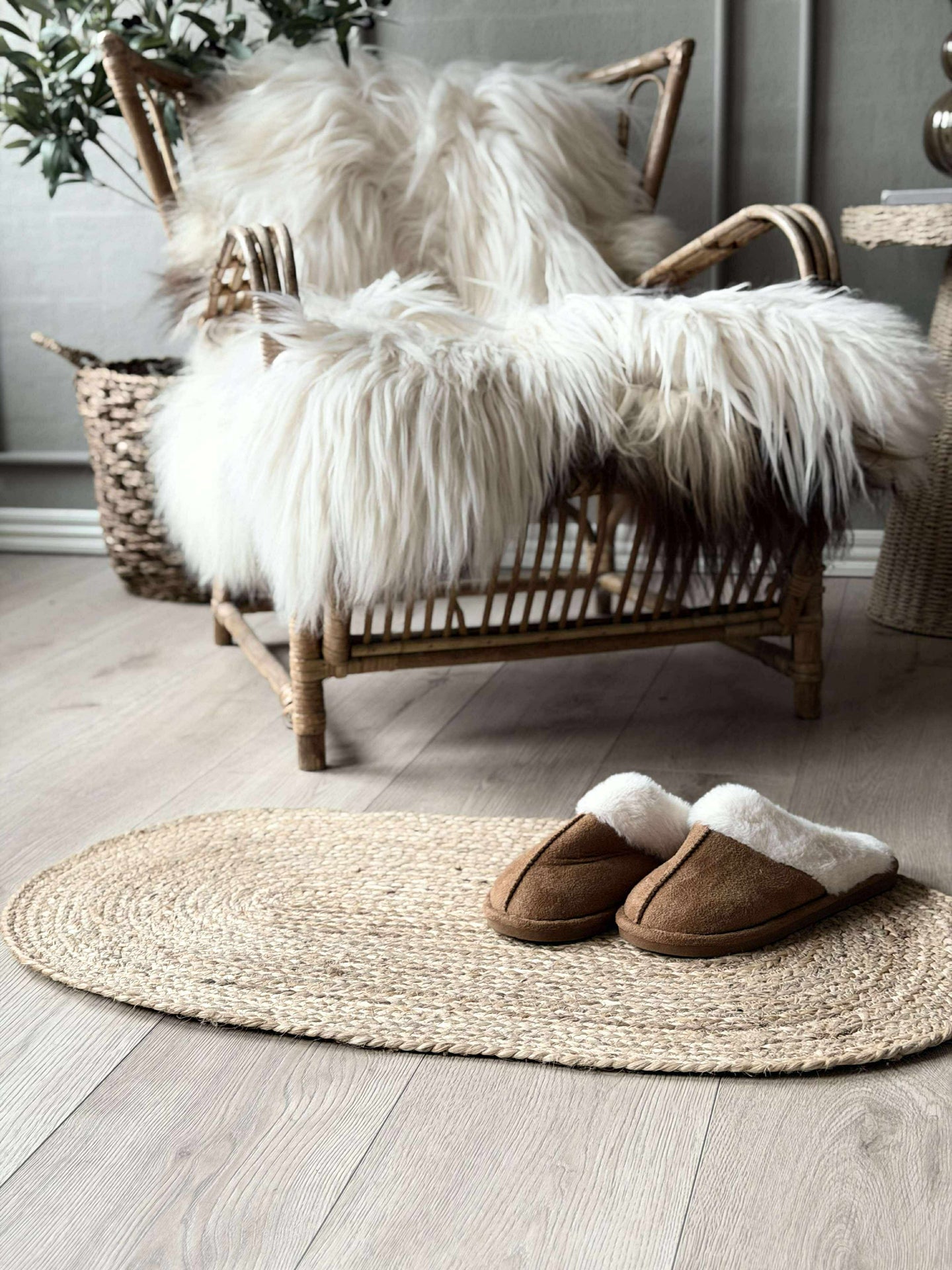 Türmatte Jute Oval