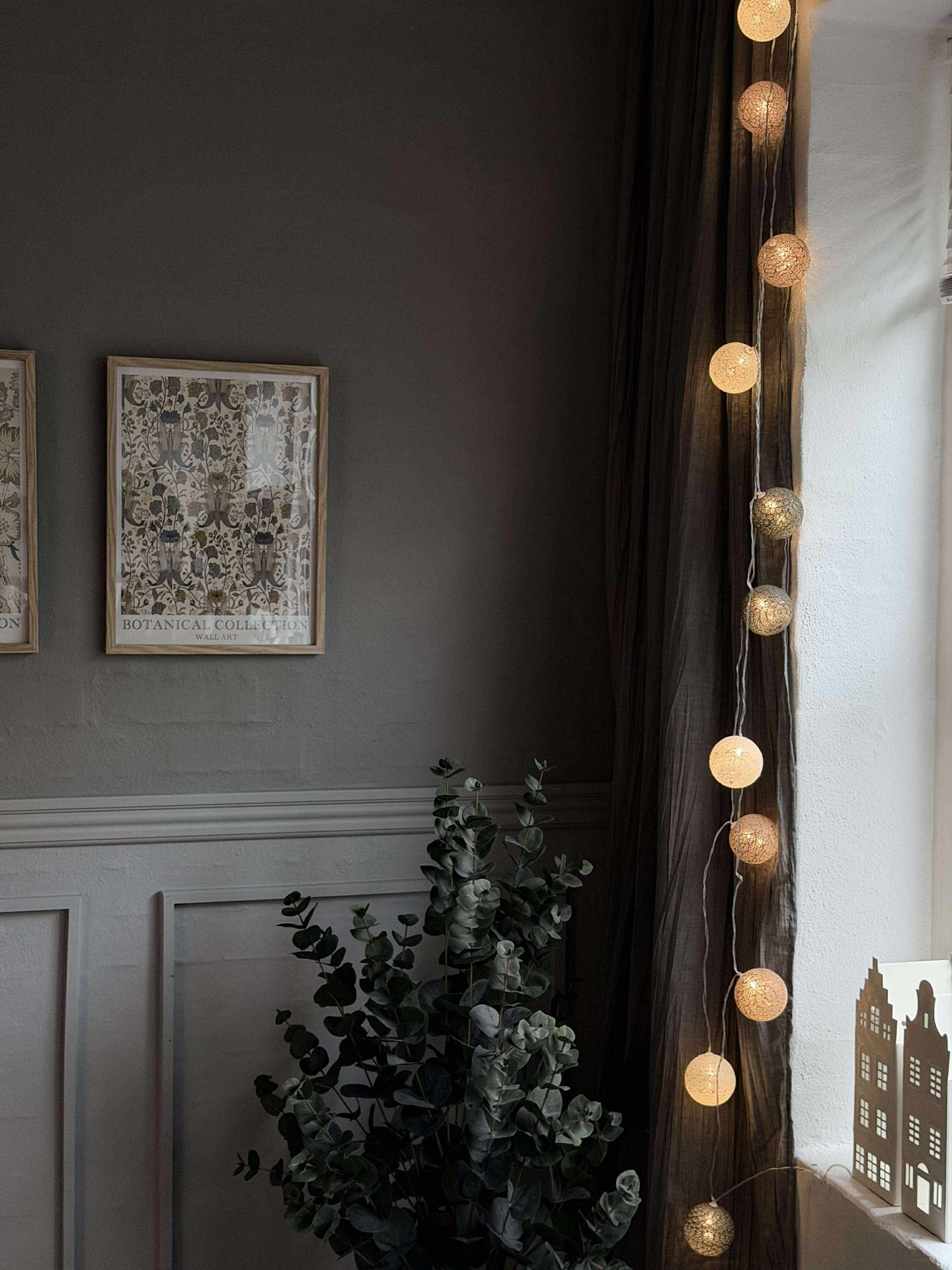 Lichterkette Raffia