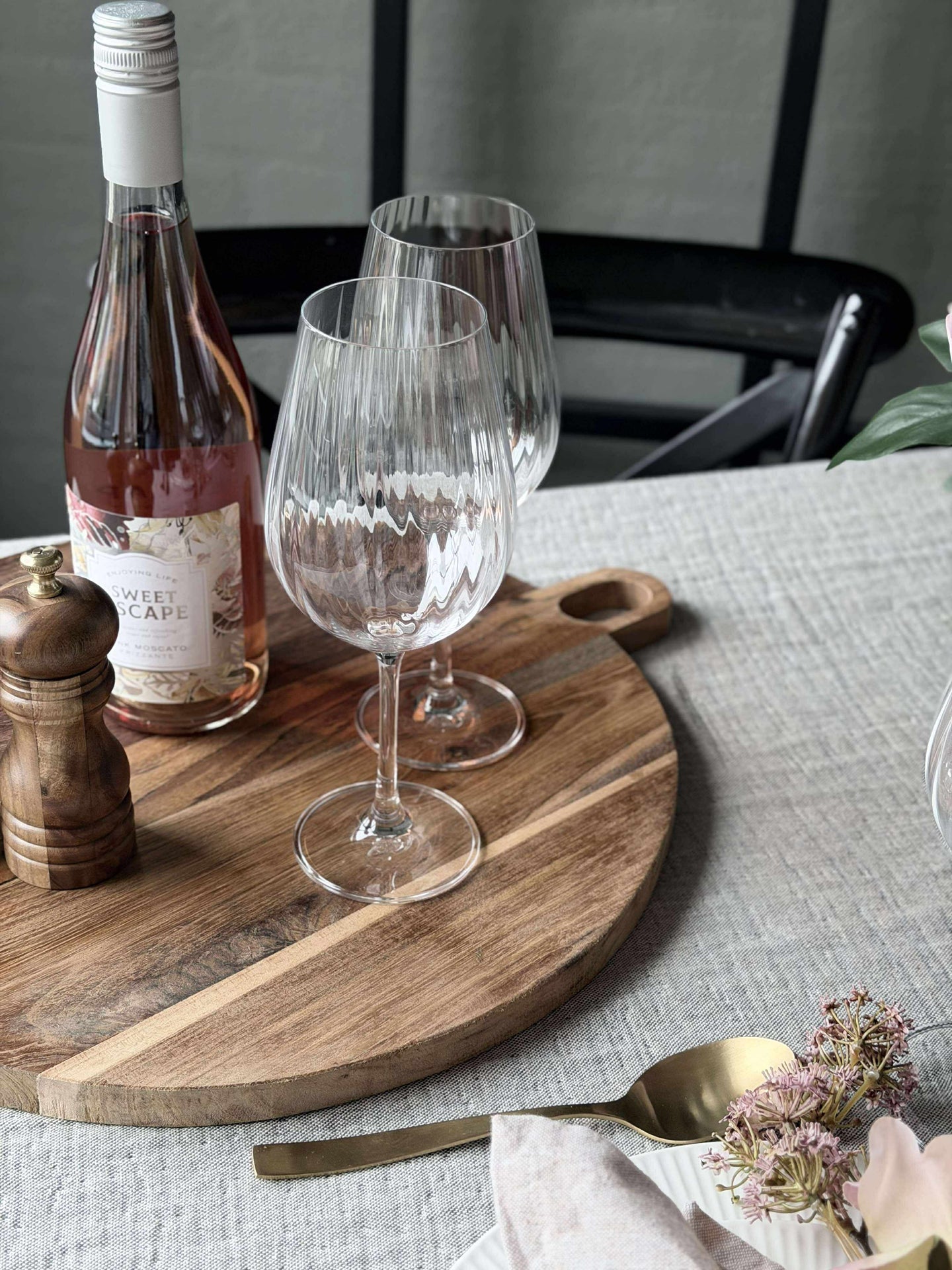 Schneidebrett Teak - Gut für Tapas
