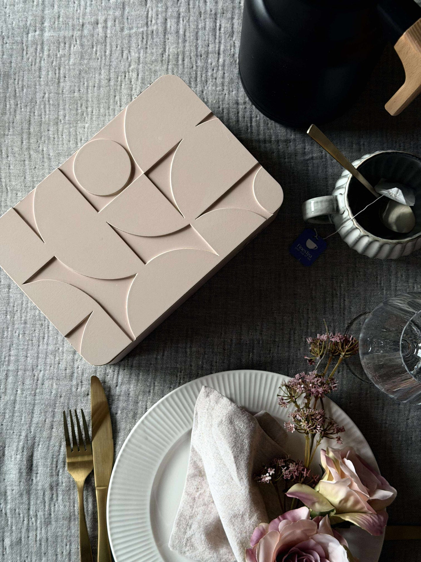TEA-Box - Creme oder Rosa