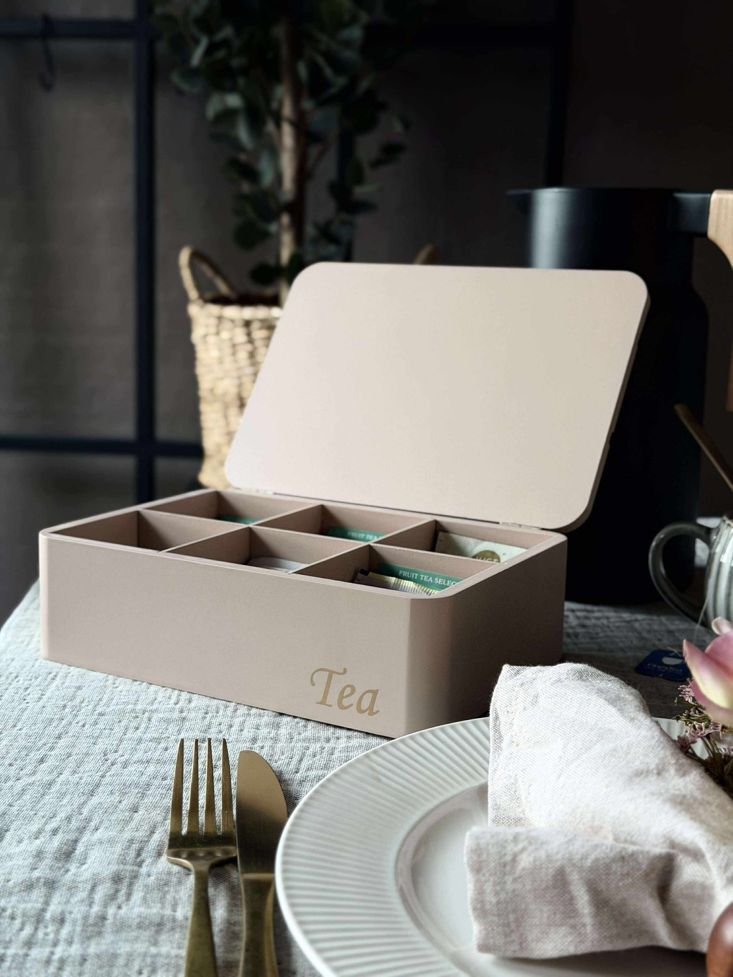 TEA-Box - Creme oder Rosa