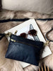 Schöne Lederclutch - LADY Midnight Blue