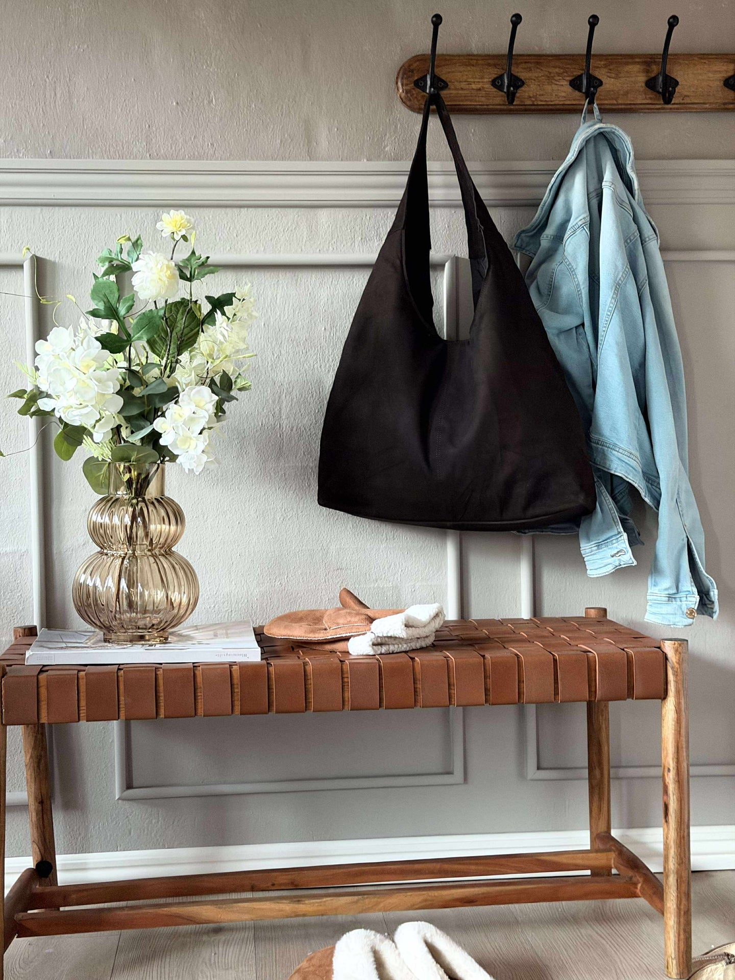 Shopper Wildleder - Coffee brown