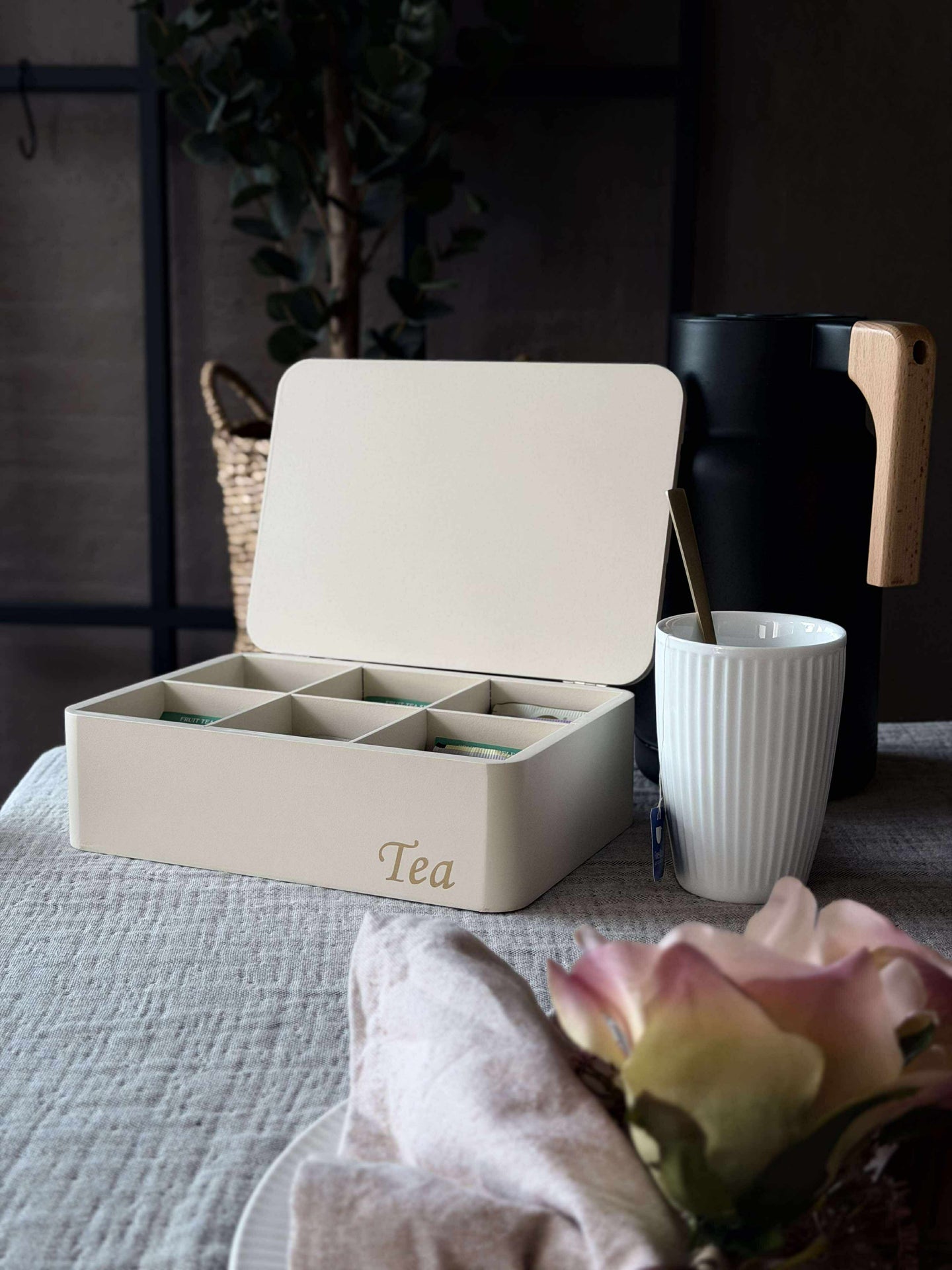 TEA-Box - Creme oder Rosa