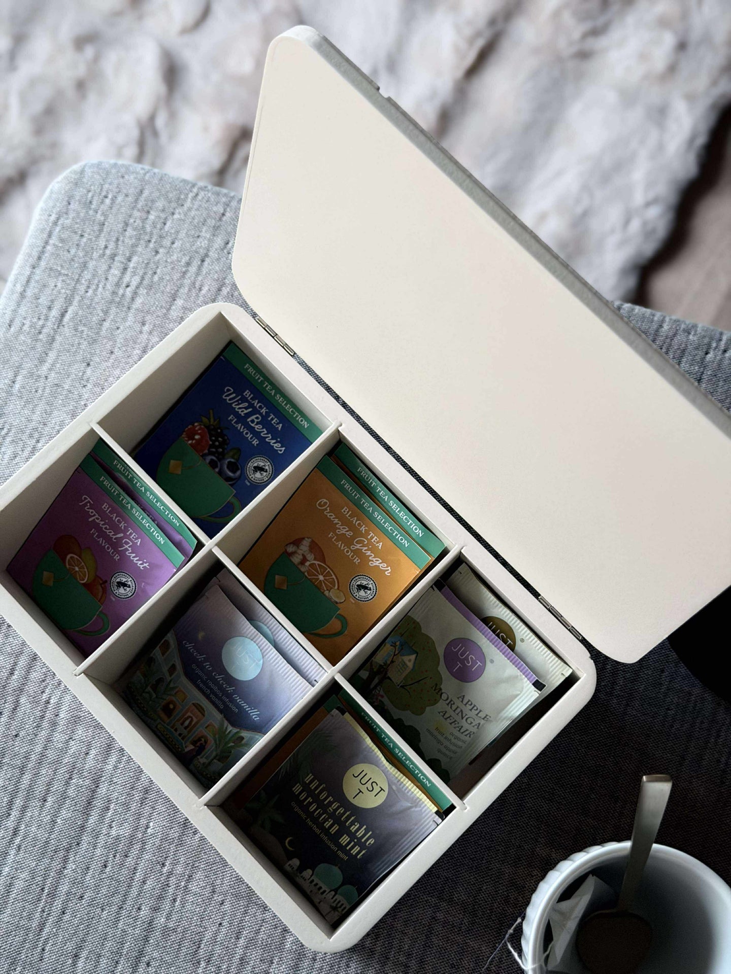 TEA-Box - Creme oder Rosa