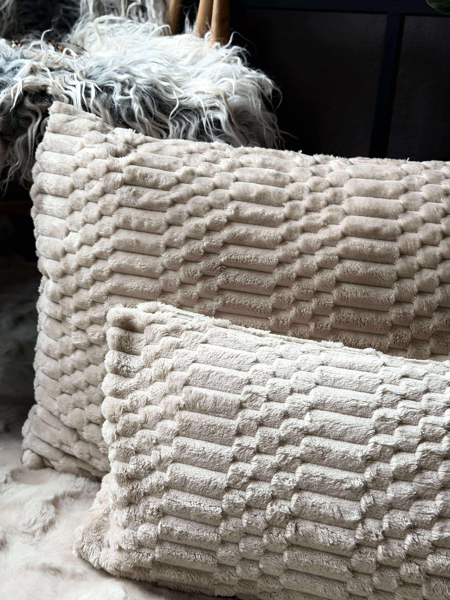 Kissen mit Füllung - Sand